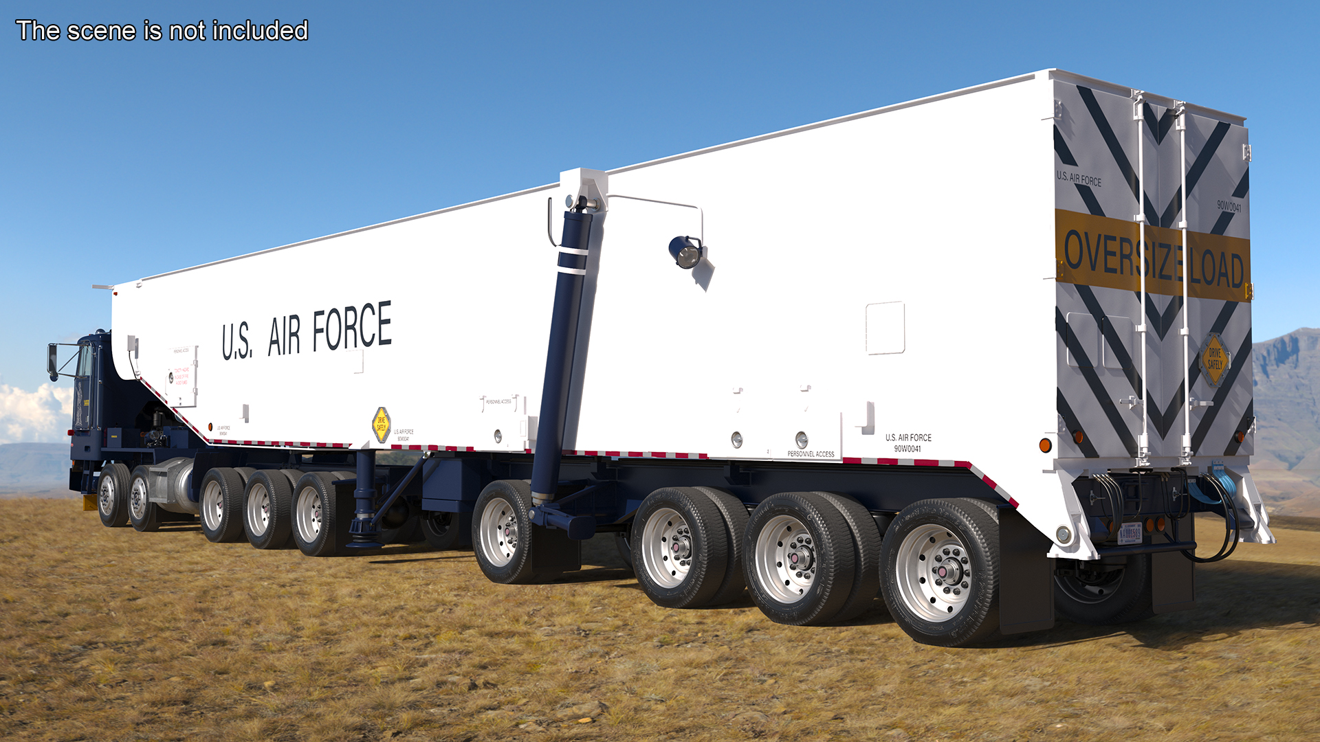 3D Minuteman Transporter Erector Loader Rigged model