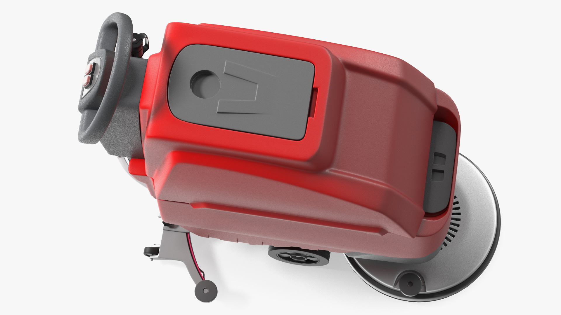 3D Floor Cleaning Machine Red