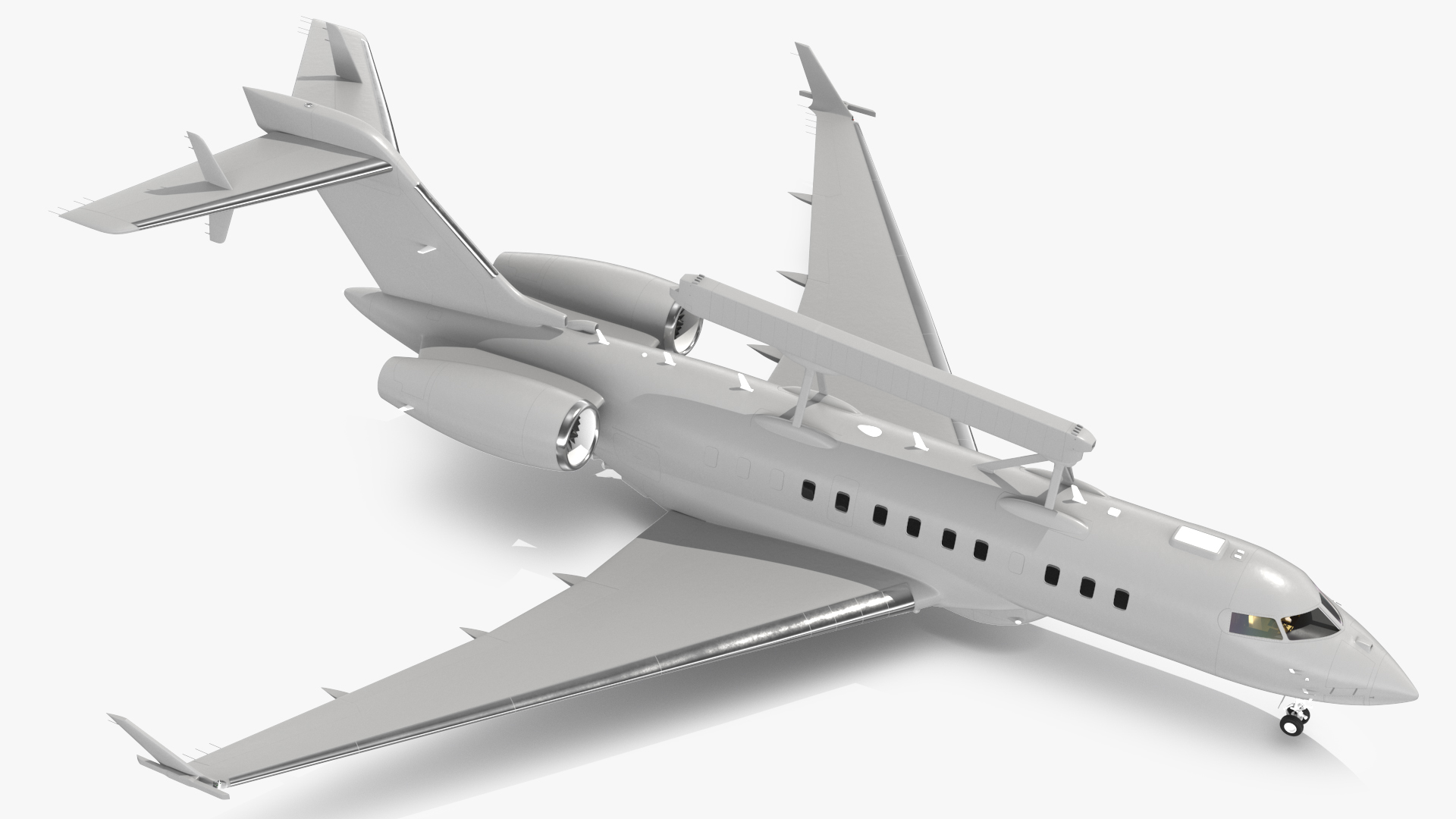 3D model Multi Role AEW&C Aircraft Simplified Interior