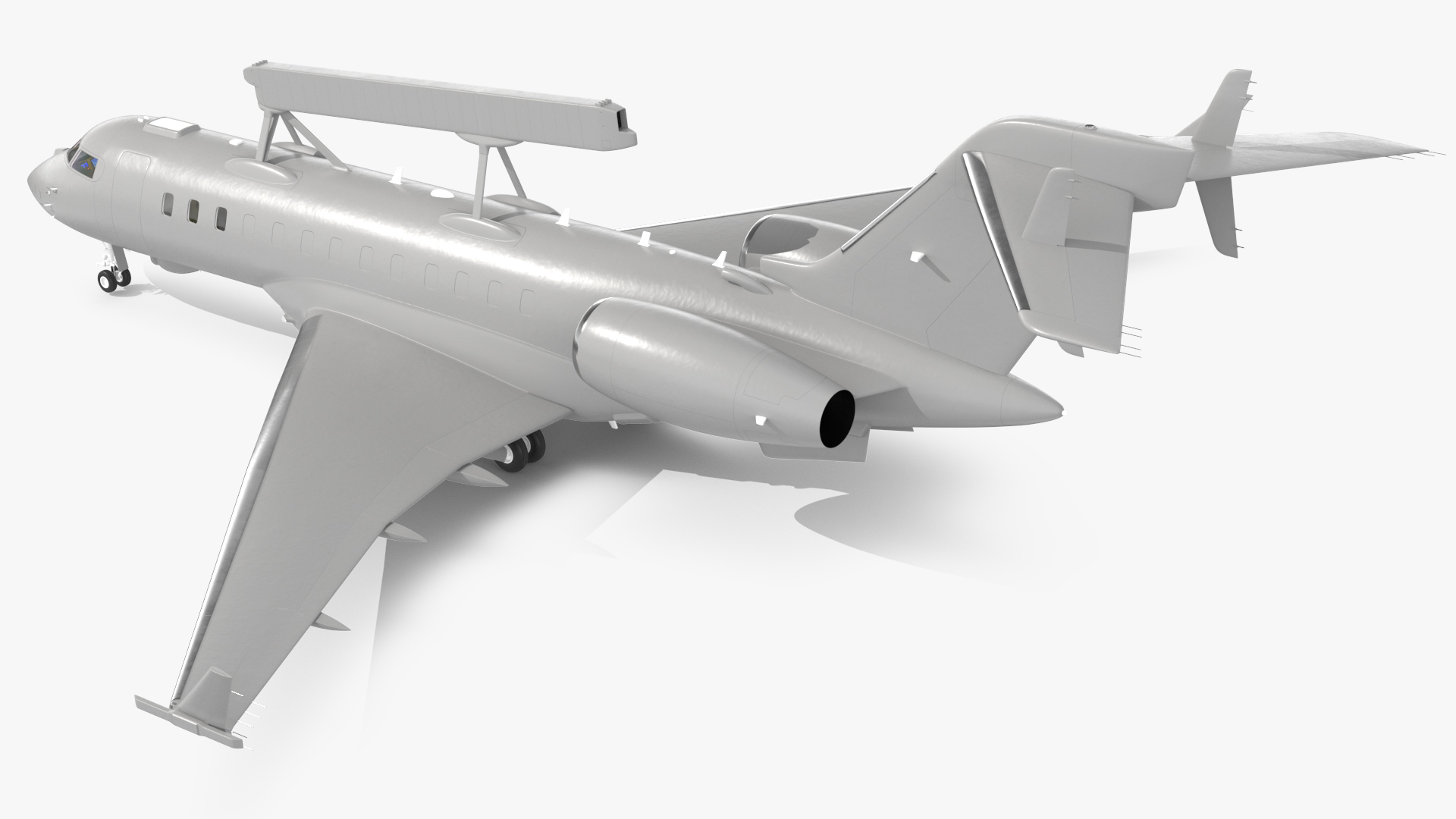 3D model Multi Role AEW&C Aircraft Simplified Interior