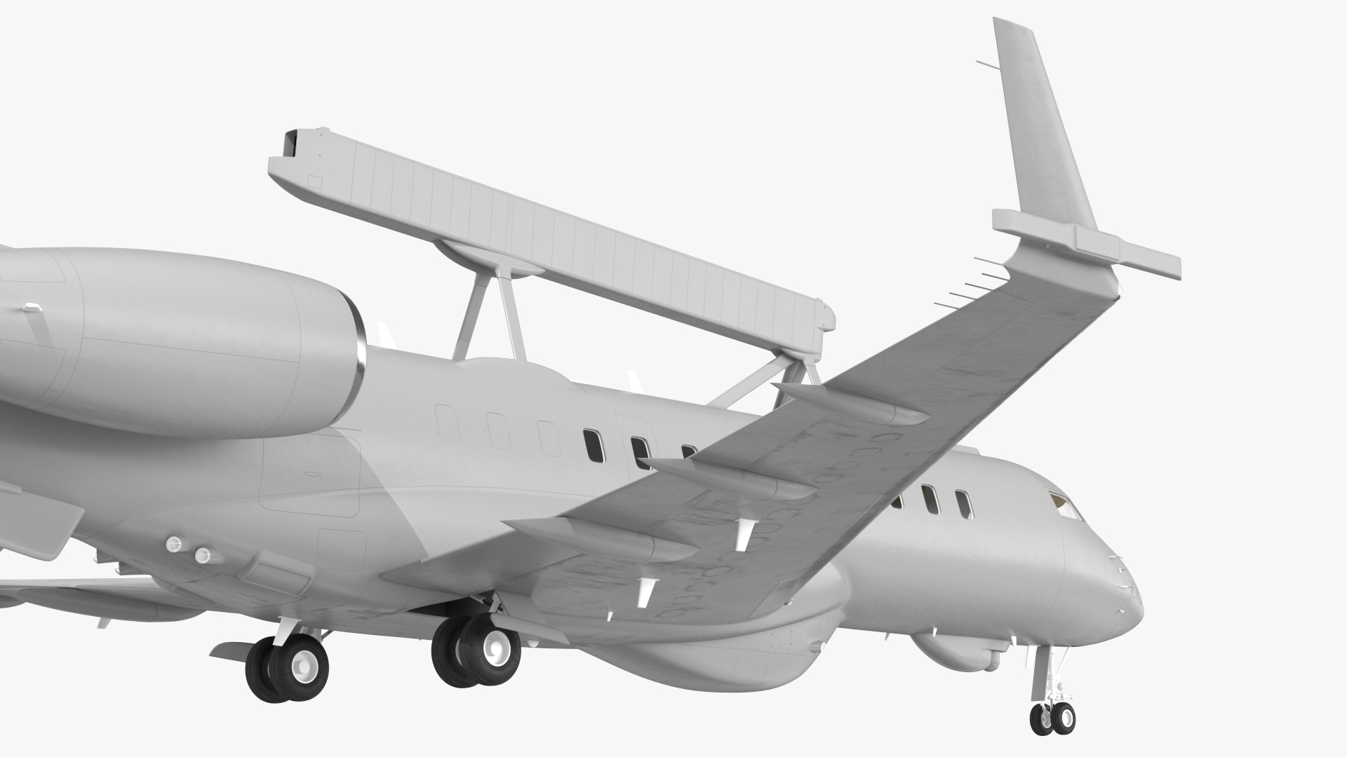 3D model Multi Role AEW&C Aircraft Simplified Interior