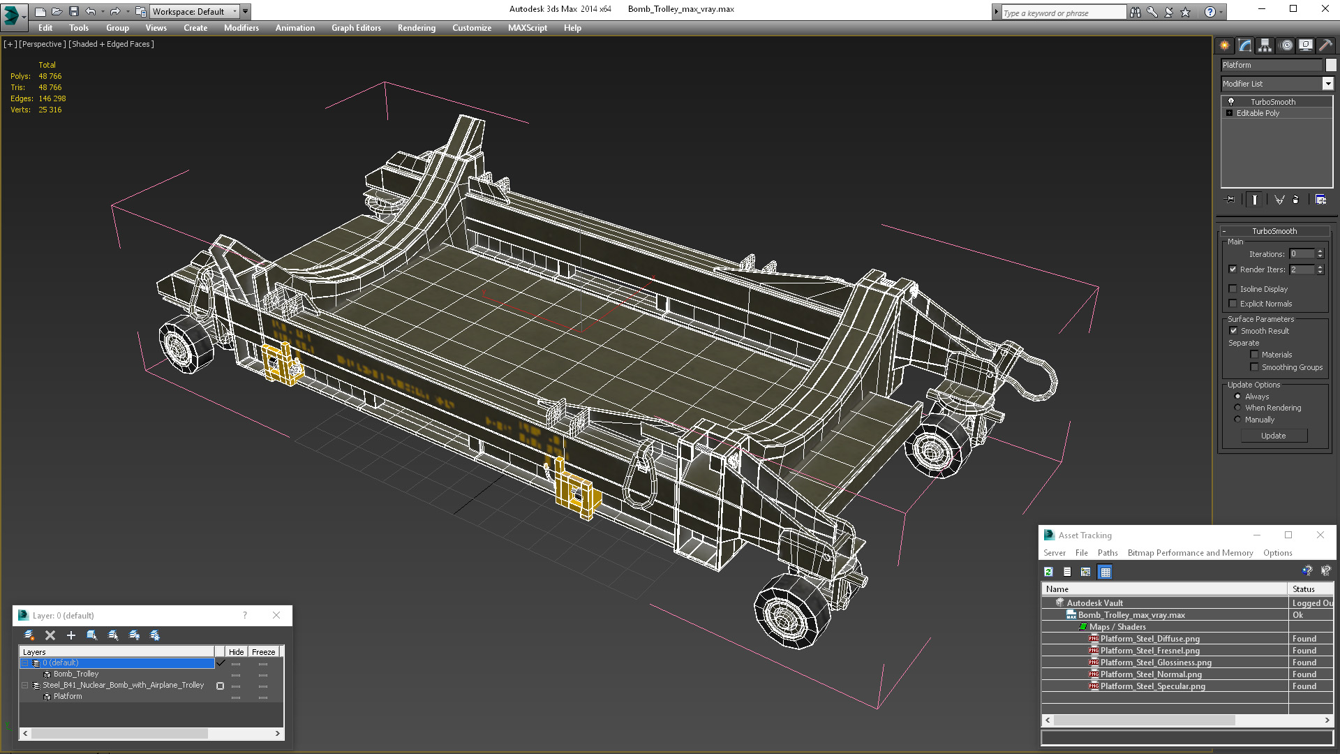 Bomb Trolley 3D