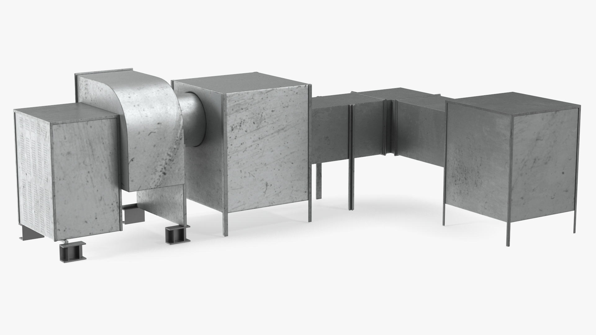 3D model HVAC Ductwork System