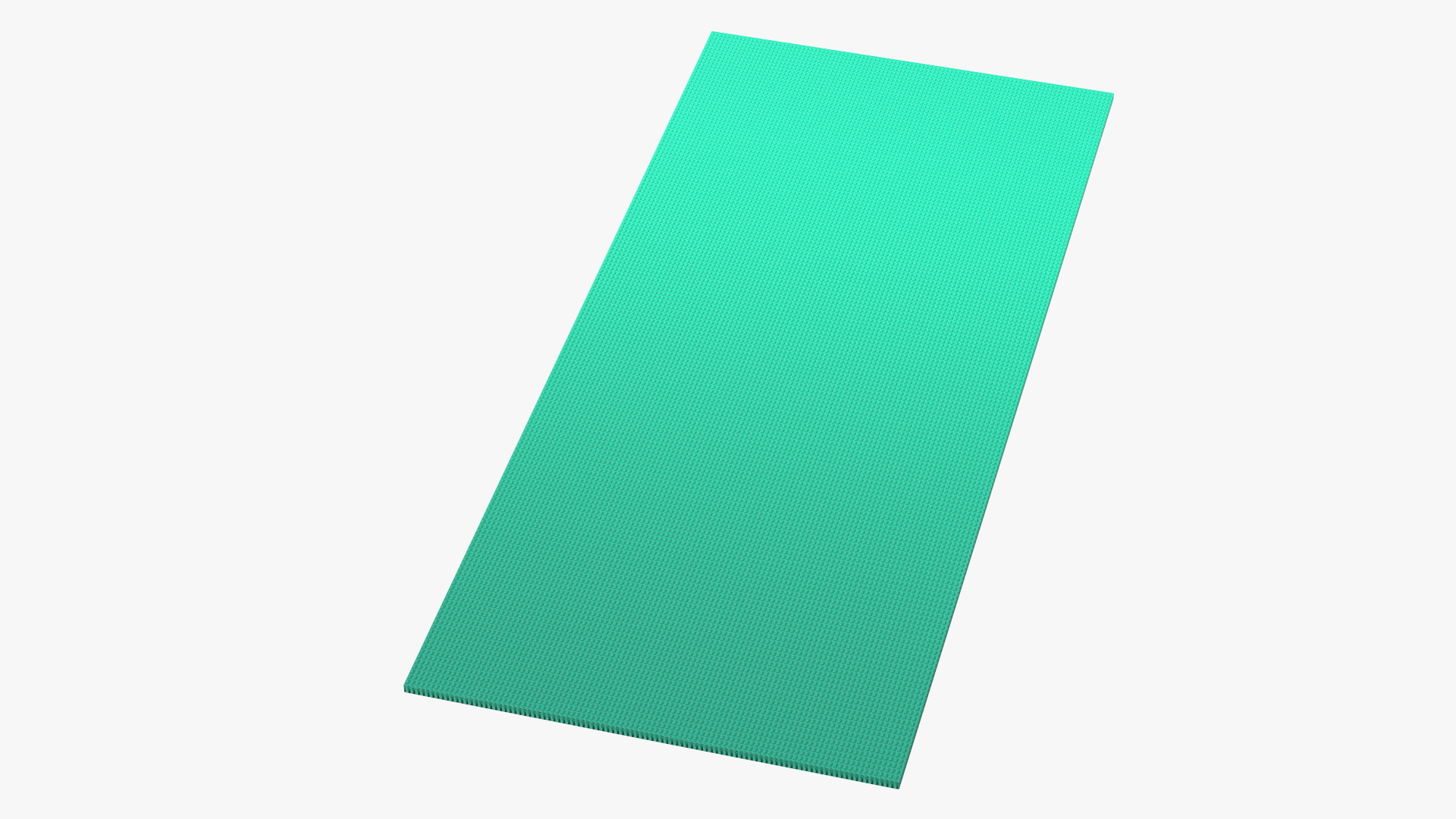 3D Gradient Green Fitness Mat