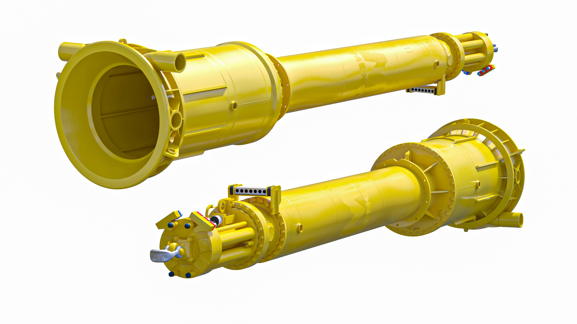 3D Marine Hydraulic Pile Hammer model