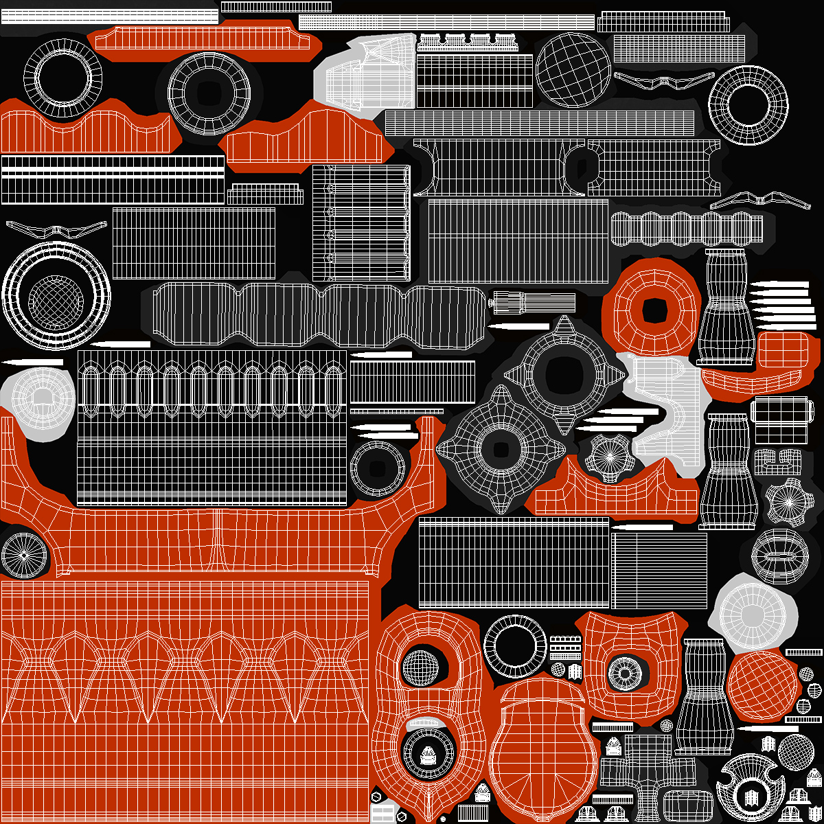 Tattoo Machine with Cartridge Needles Rigged 3D model