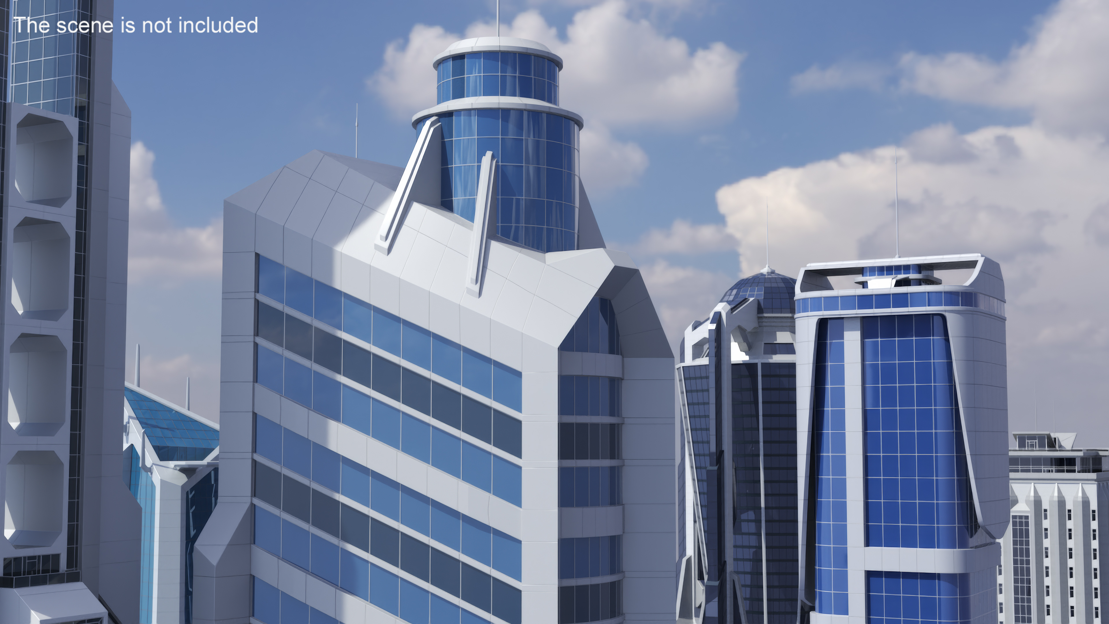 3D Futuristic Skyscraper