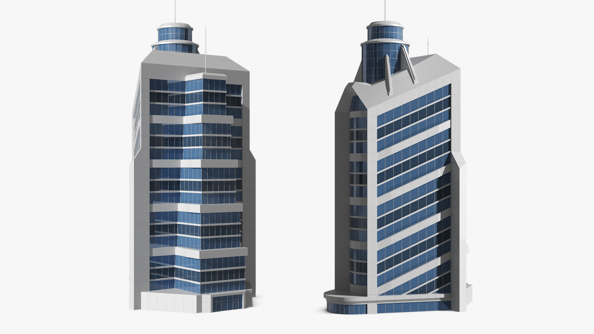 3D Futuristic Skyscraper