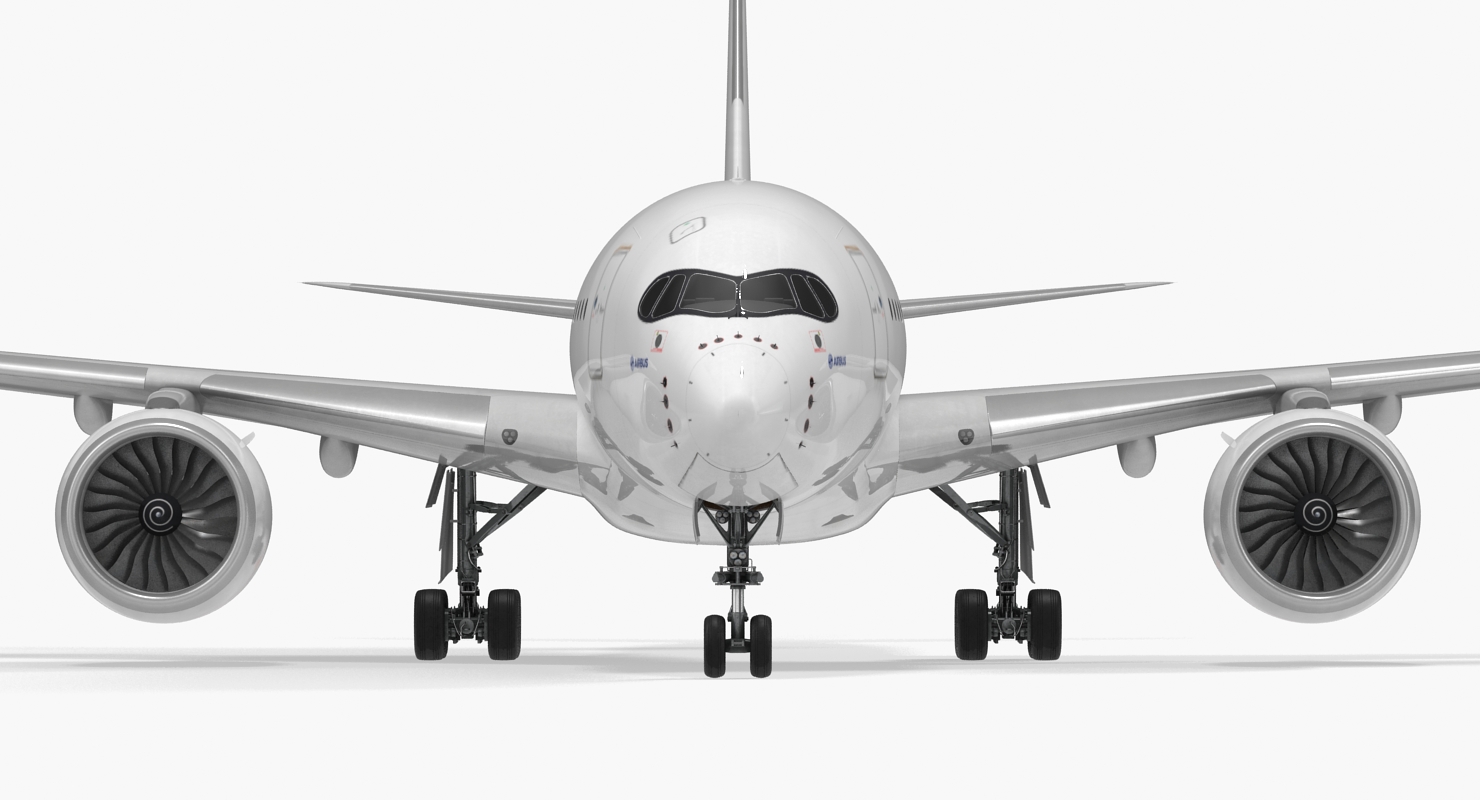 3D model Airbus A350 800 Generic Rigged