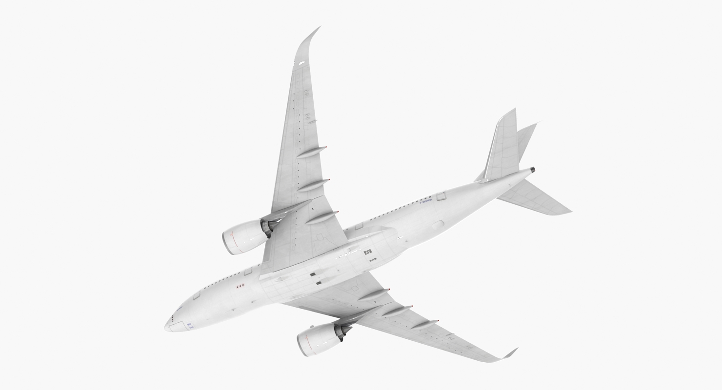 3D model Airbus A350 800 Generic Rigged