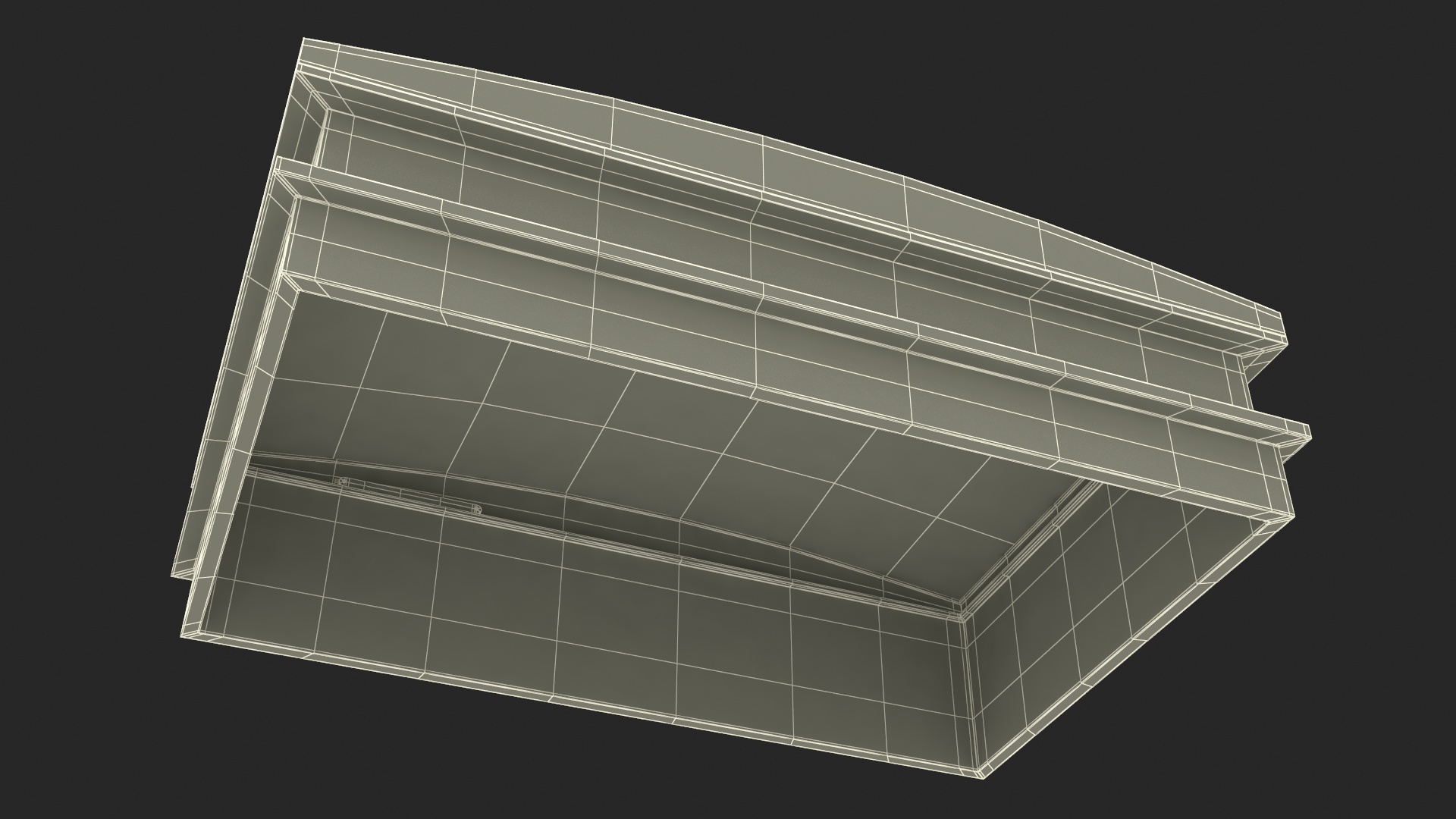 3D Flat Rooftop Skylight