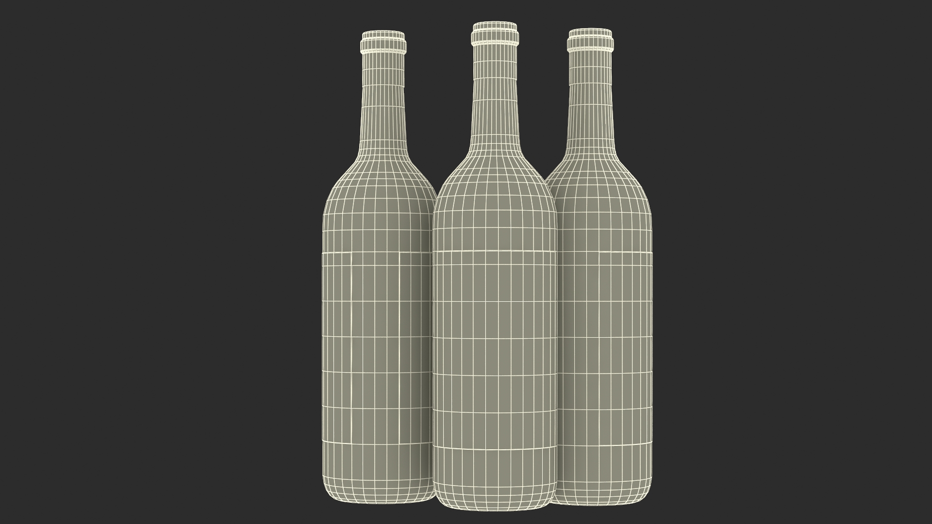 Ridge California Cabernet Bottle 3D