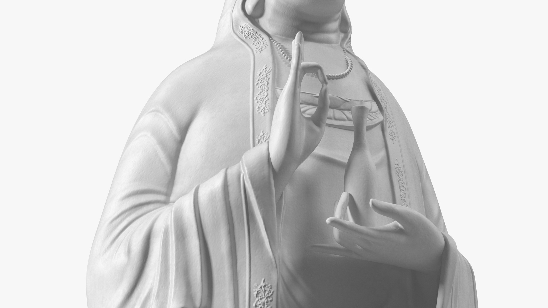 Ruyilun Guanyin Bodhisattva Son Tra Peninsula Statue 3D