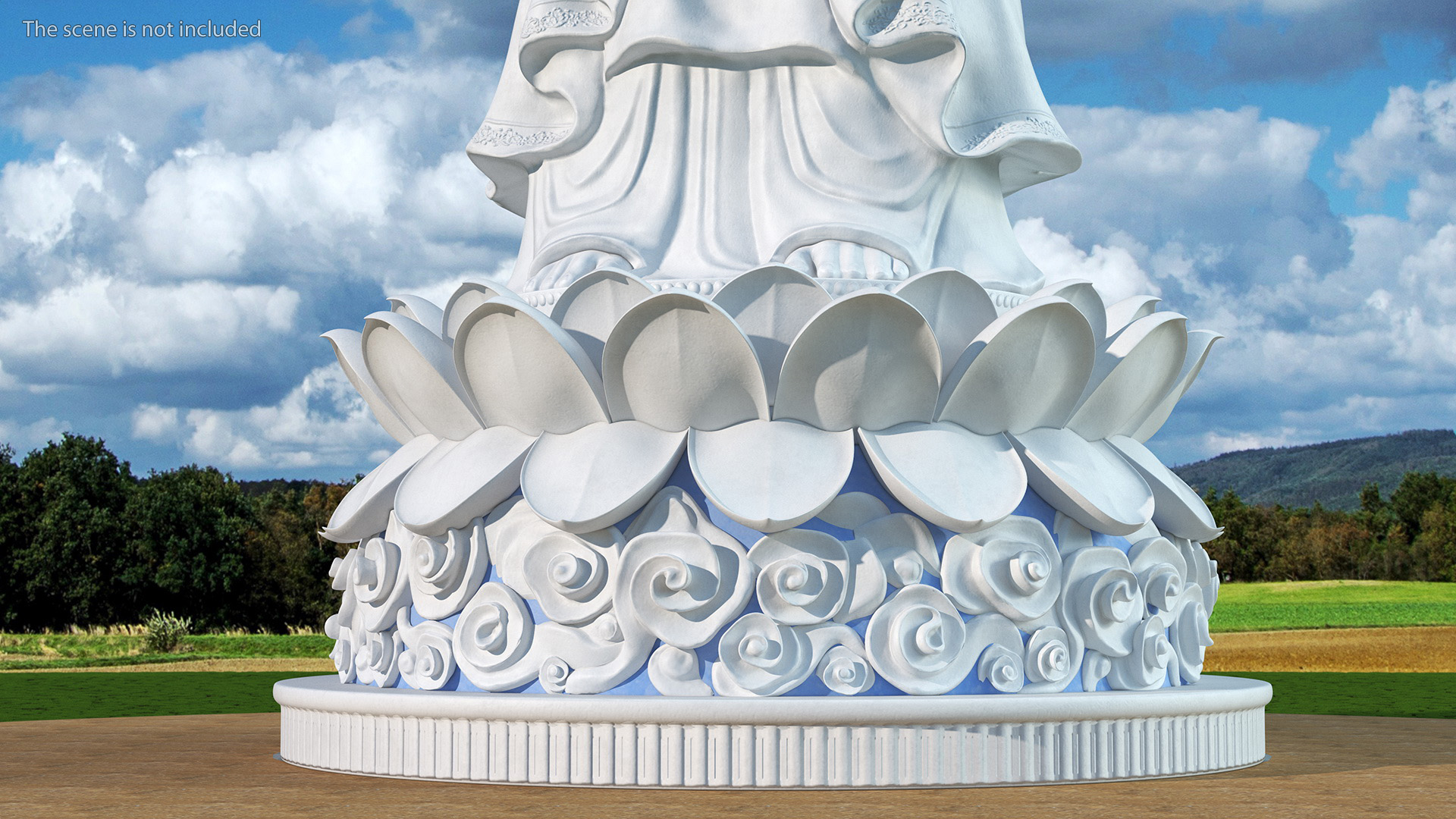 Ruyilun Guanyin Bodhisattva Son Tra Peninsula Statue 3D