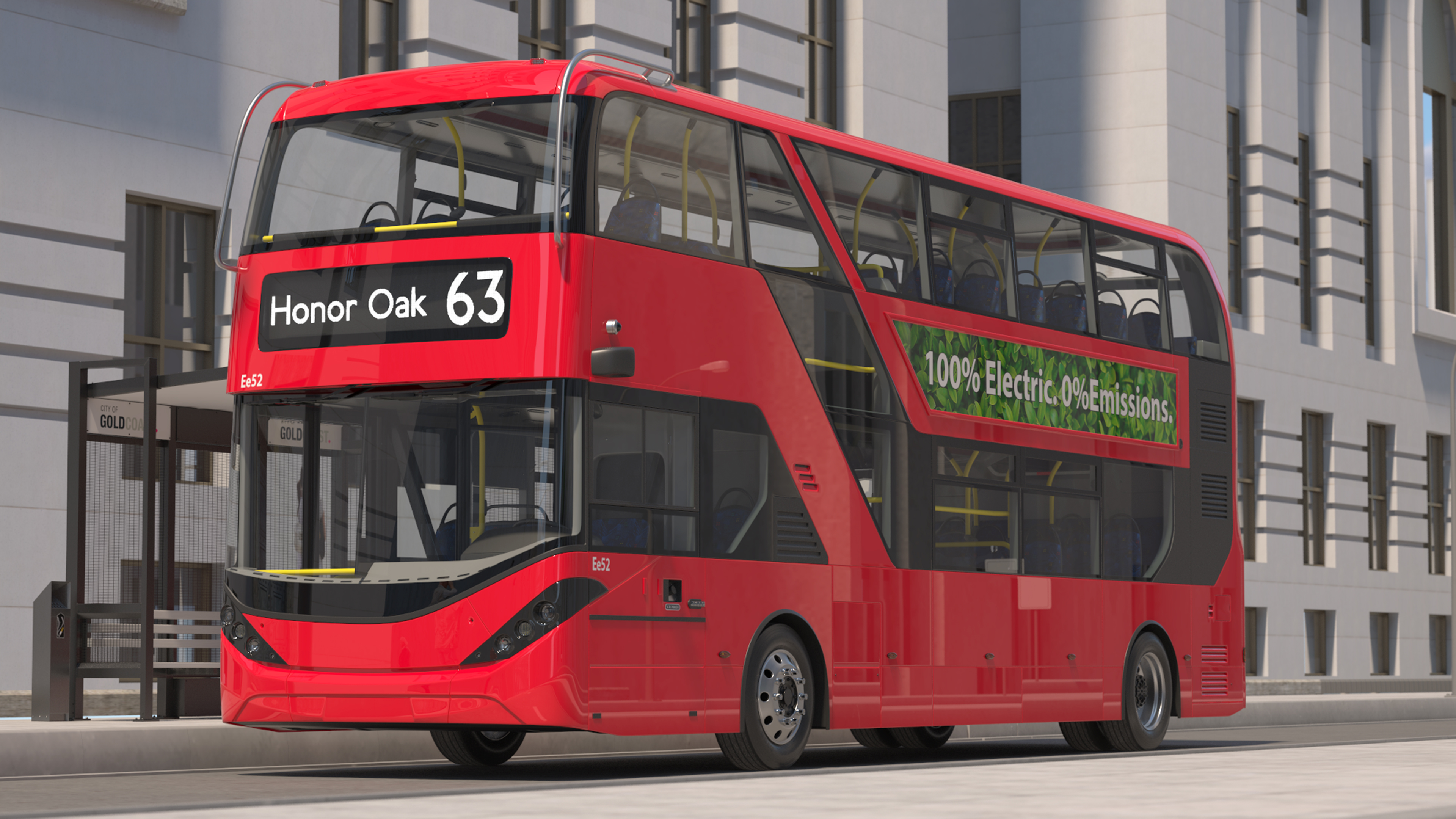 3D Honor Oak Double Decker model