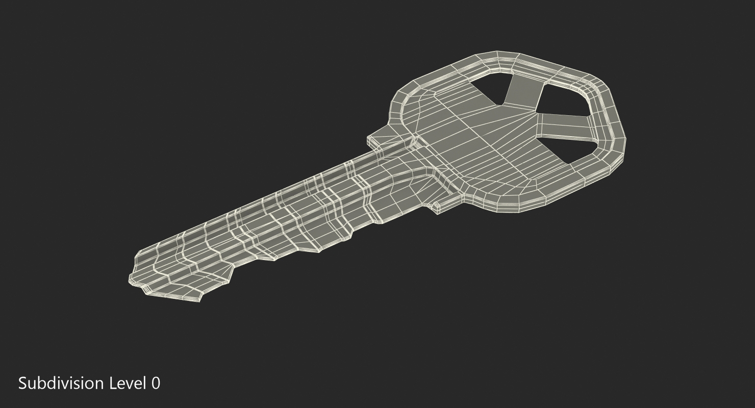 3D model Door Key