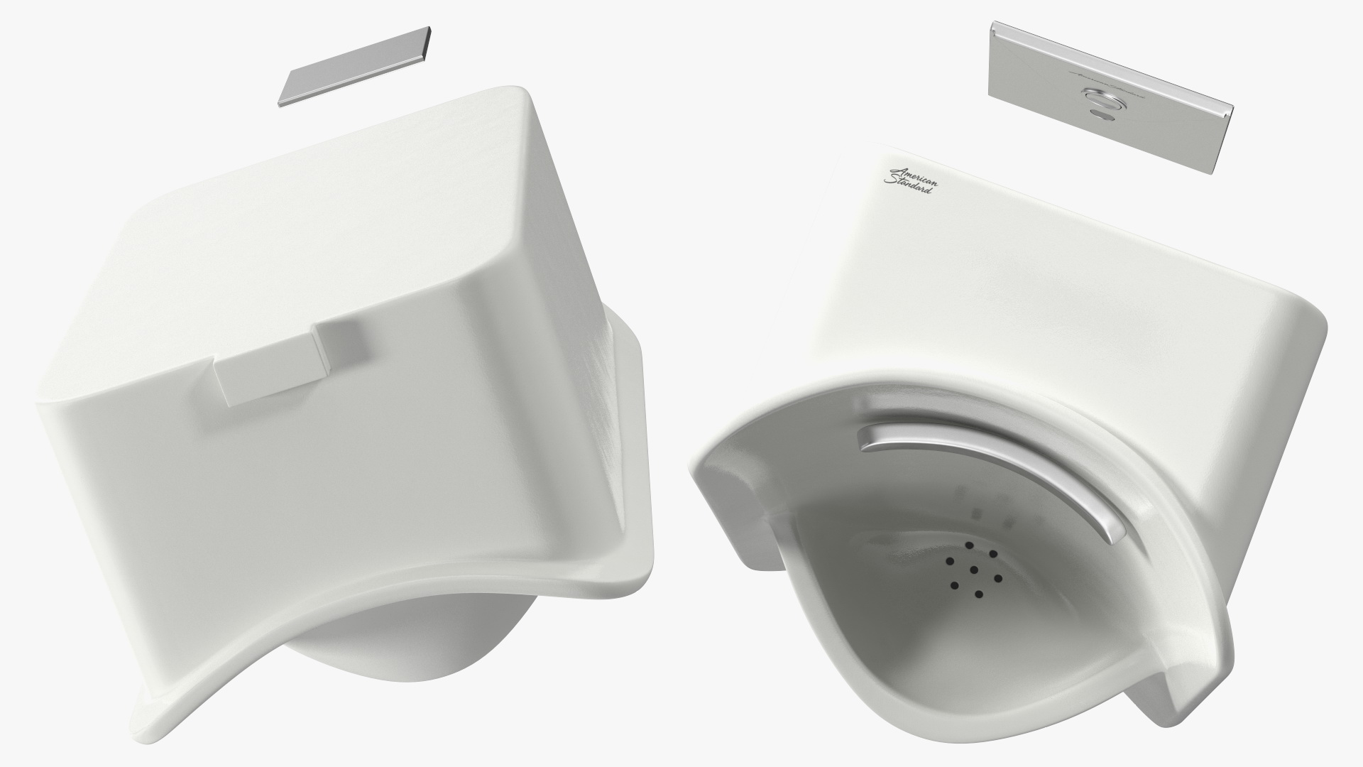 3D model American Standard Greenbrook Rear Spud Urinal