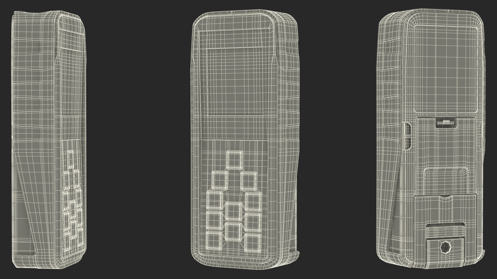 Laser Distance Meter Red 3D model