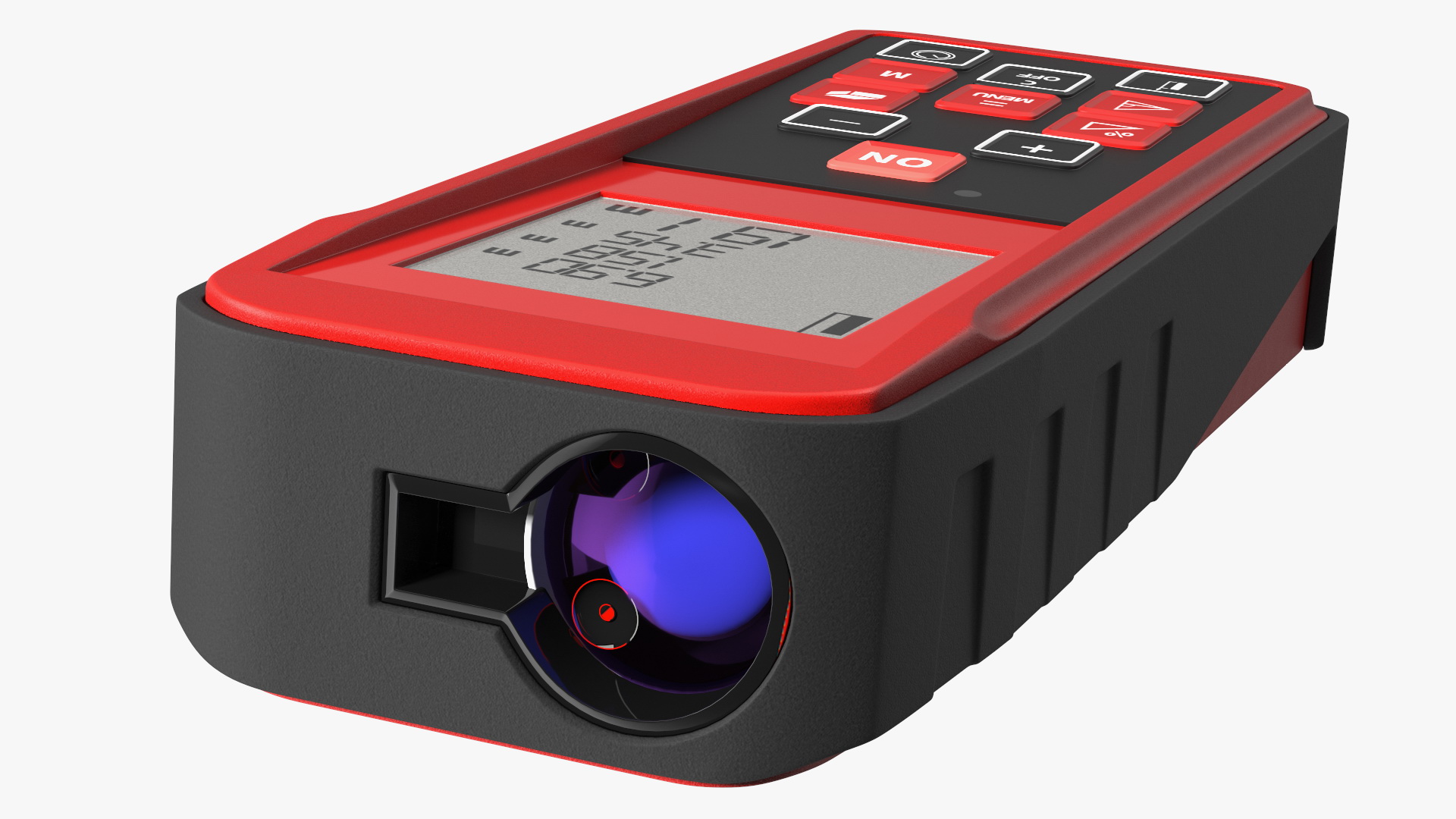 Laser Distance Meter Red 3D model