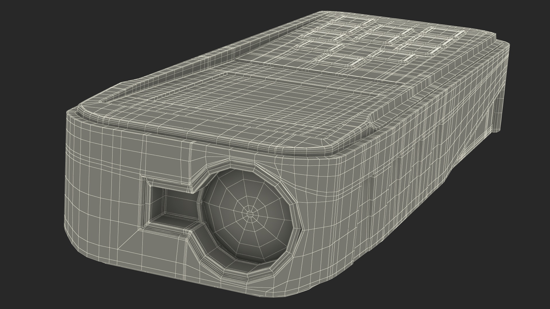 Laser Distance Meter Red 3D model