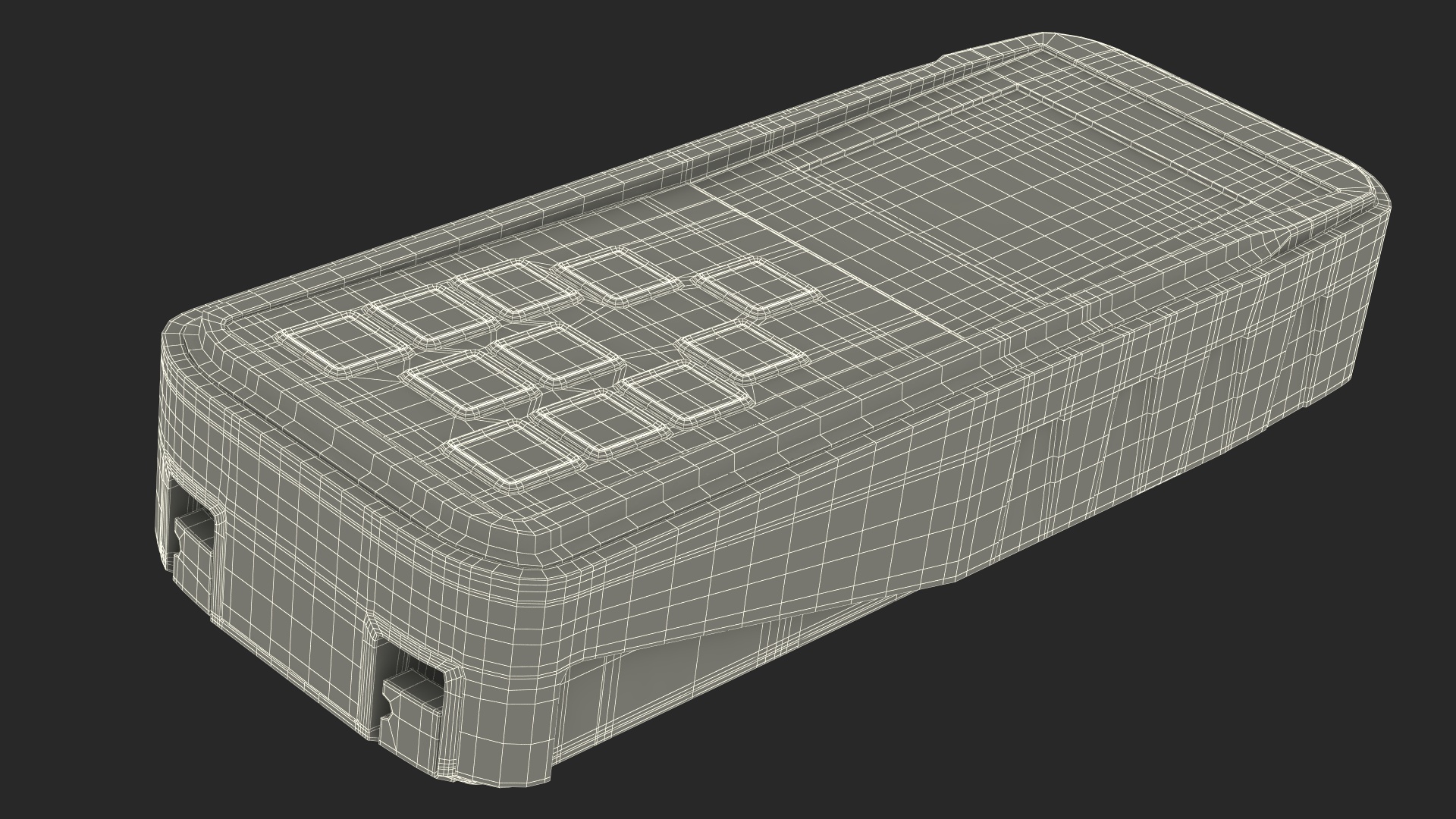 Laser Distance Meter Red 3D model