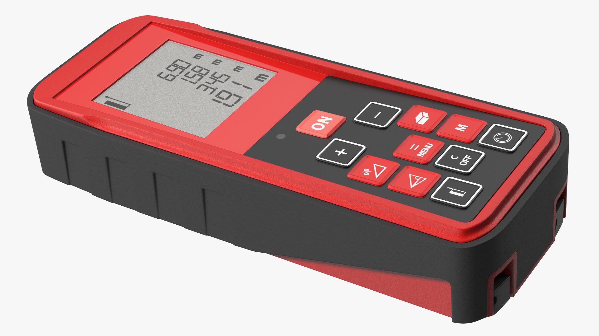 Laser Distance Meter Red 3D model