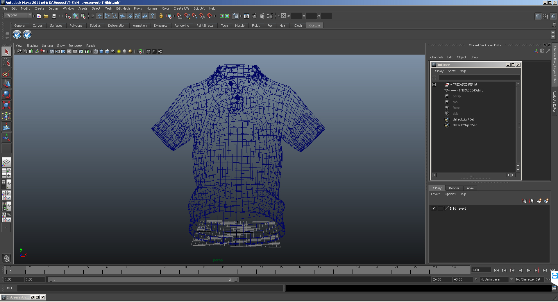 T-Shirt 3D model