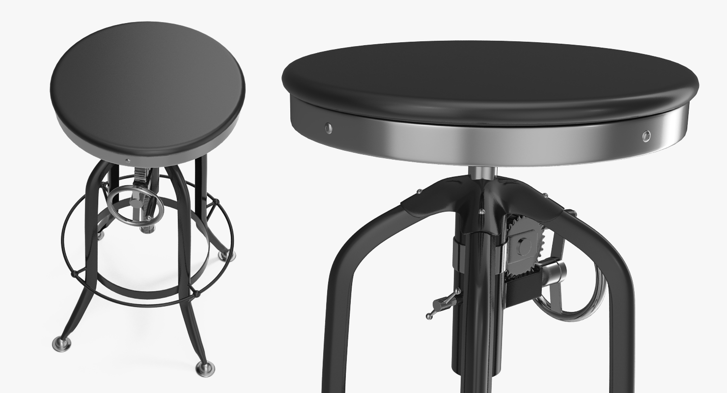 3D Pittsburgh Height Barstool