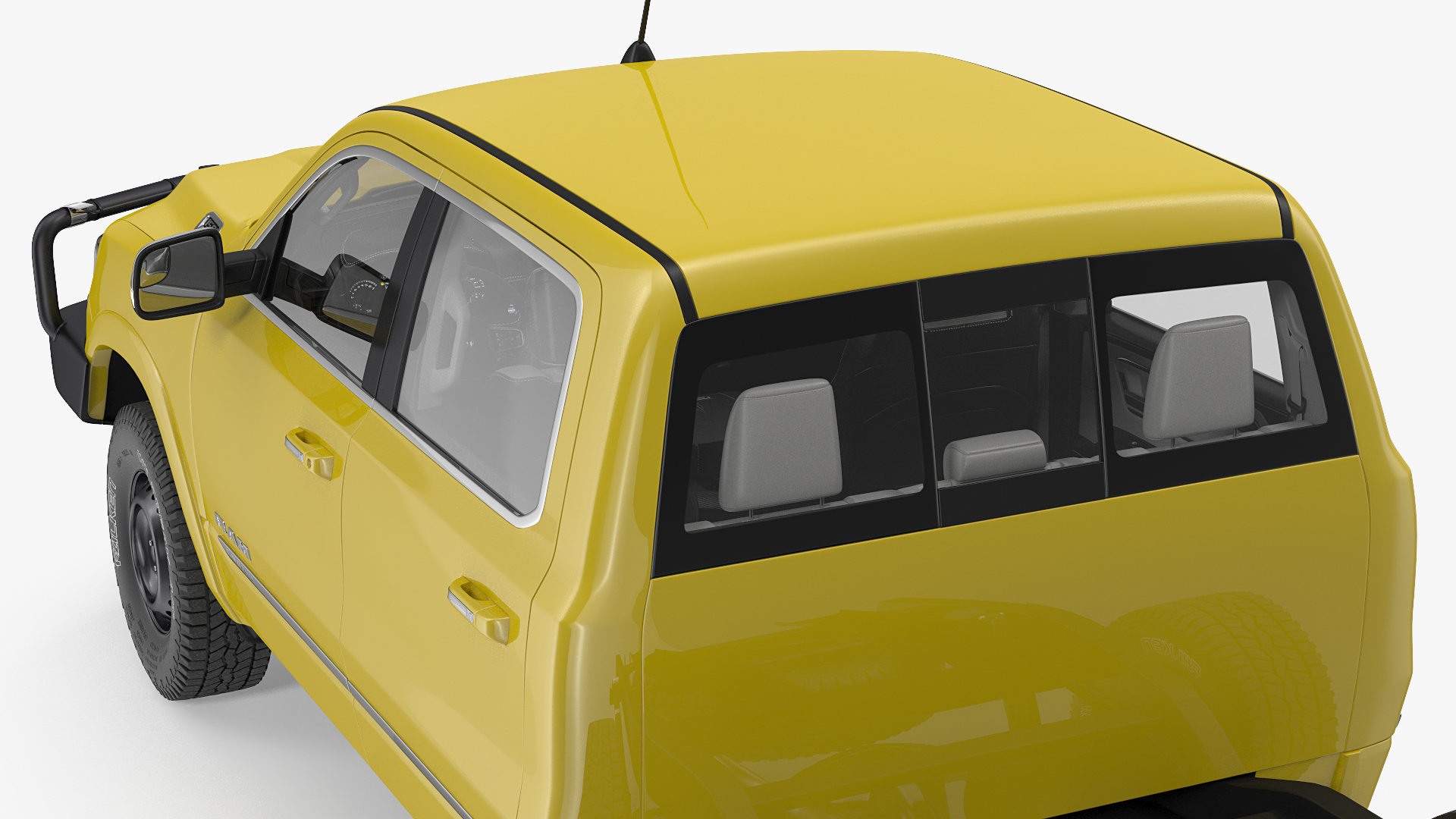 3D model Crew Cab Dodge RAM 1500 No Bed