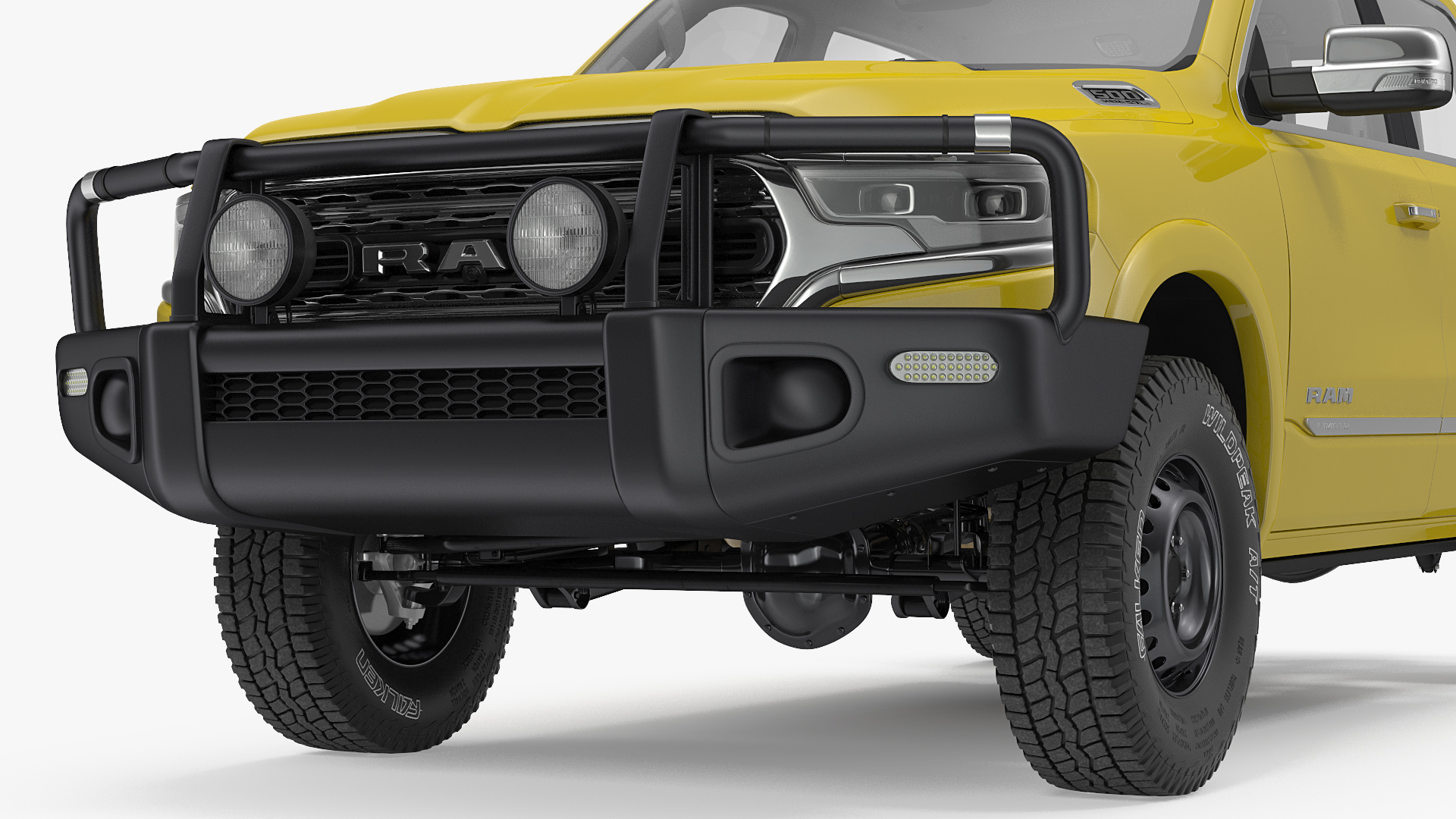 3D model Crew Cab Dodge RAM 1500 No Bed