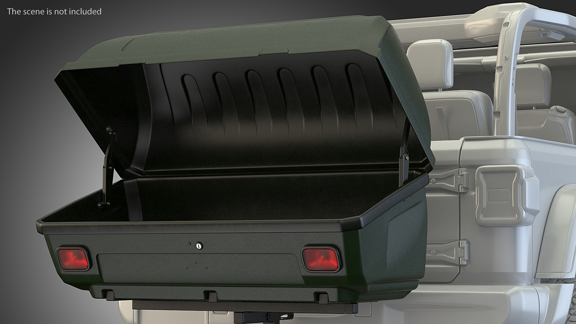 3D Hitch Cargo Carrier Rigged