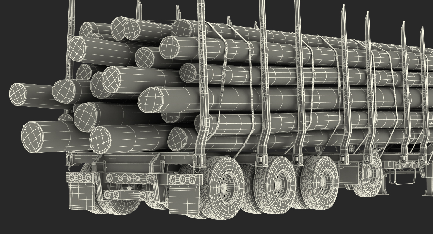 3D Logging Trailer Manac