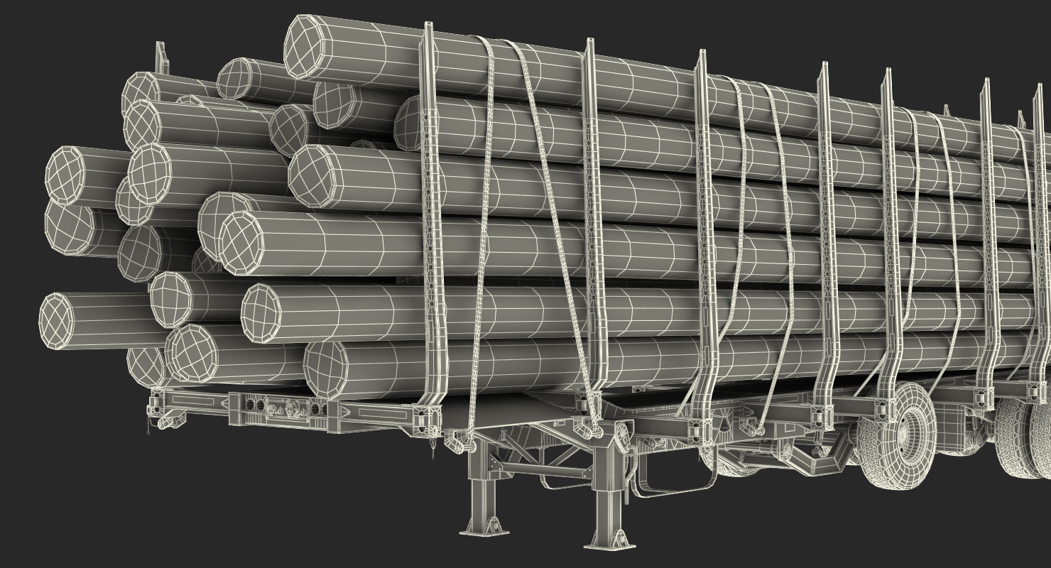 3D Logging Trailer Manac