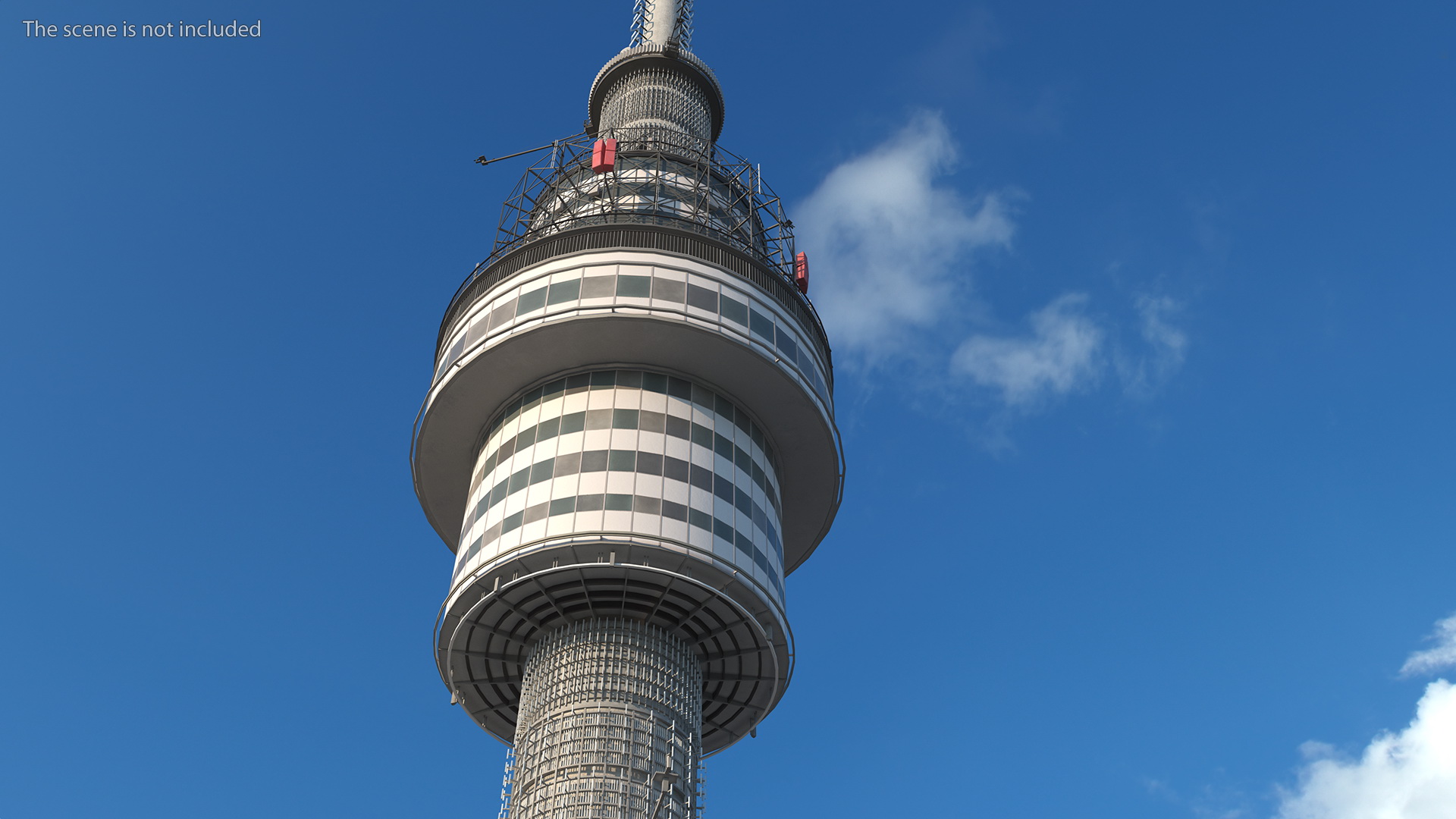 3D model Ostankino Tower