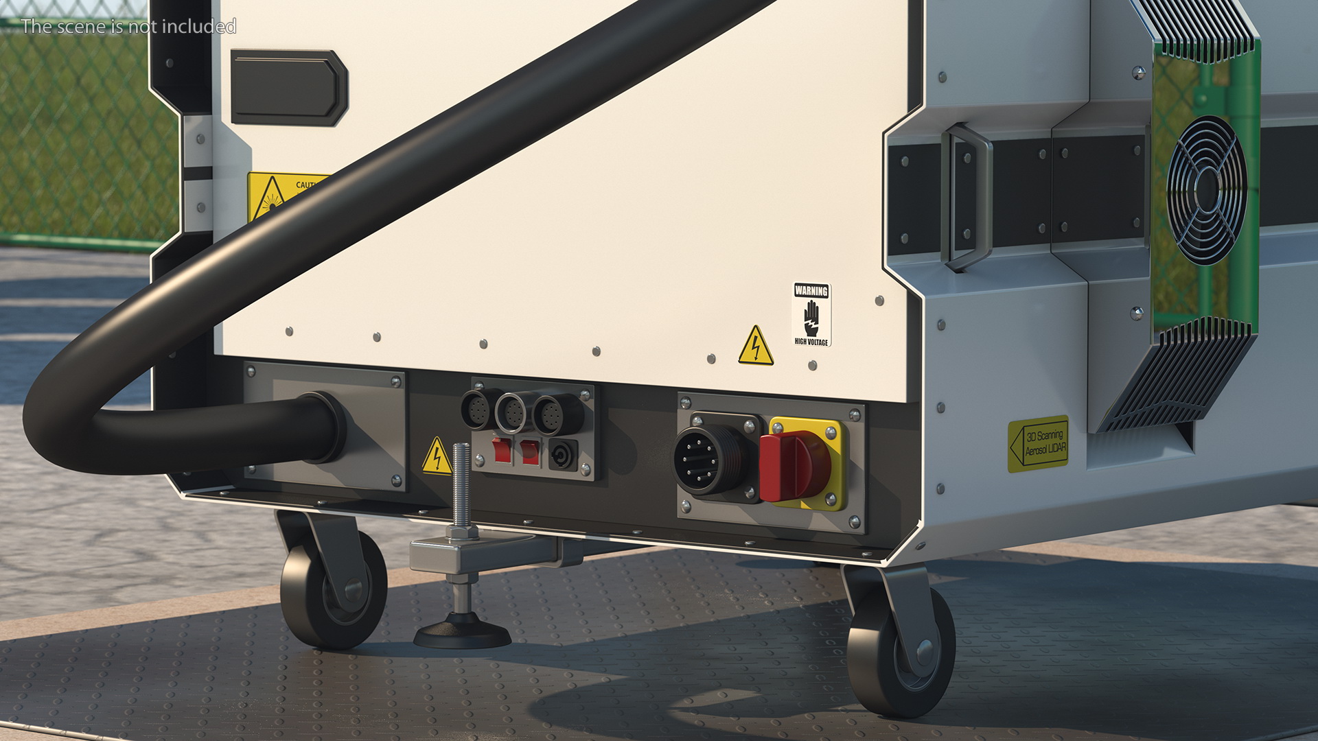 3D model Raymetrics Airport Ceilometer LIDAR