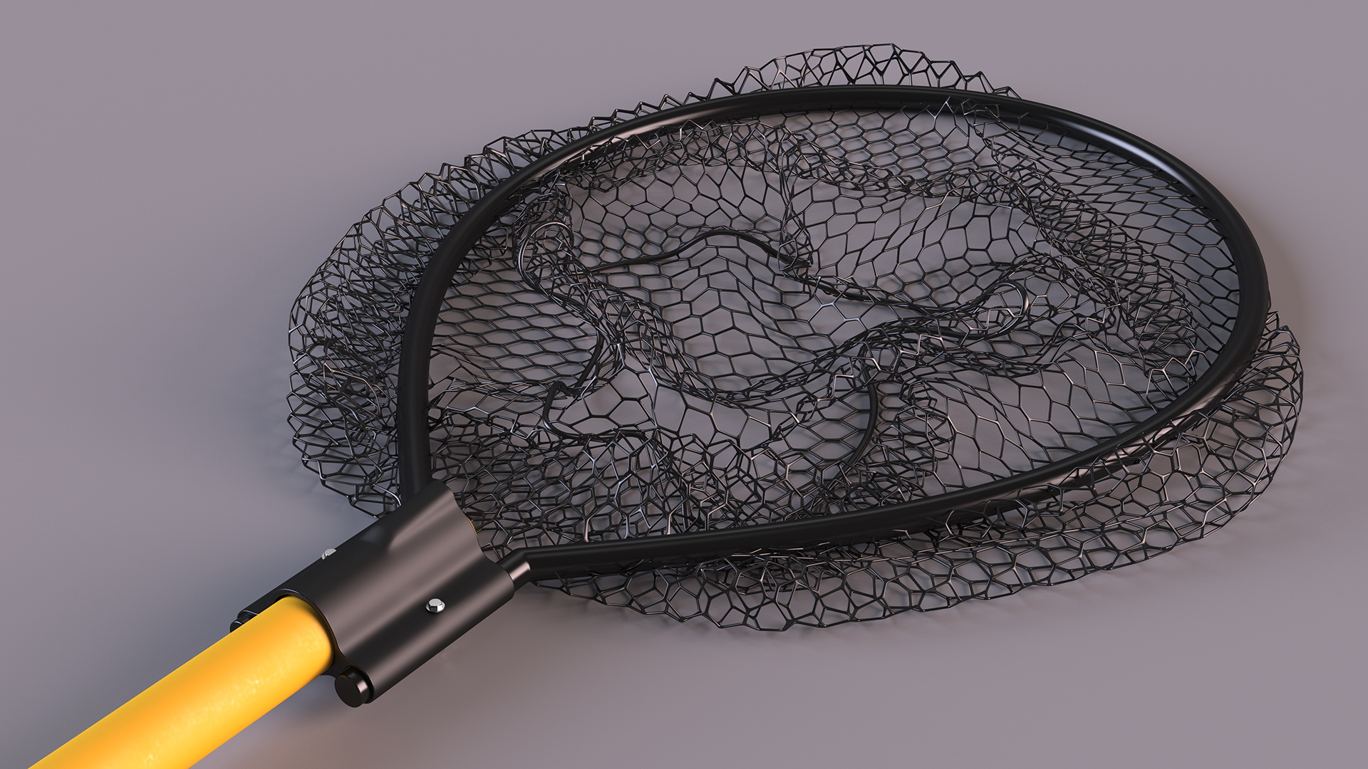 Fishing Landing Net 3D model