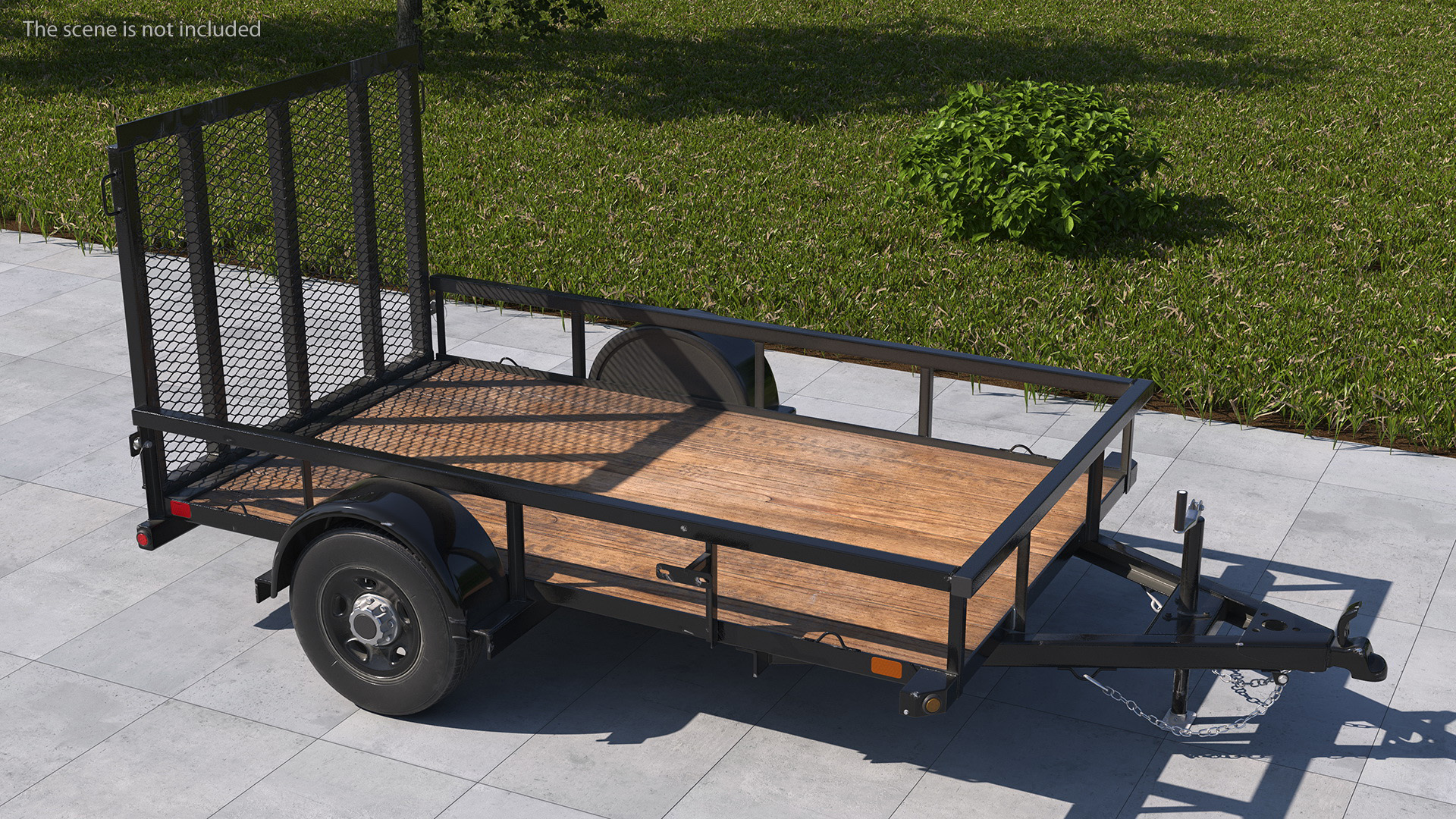 3D model Utility Trailer