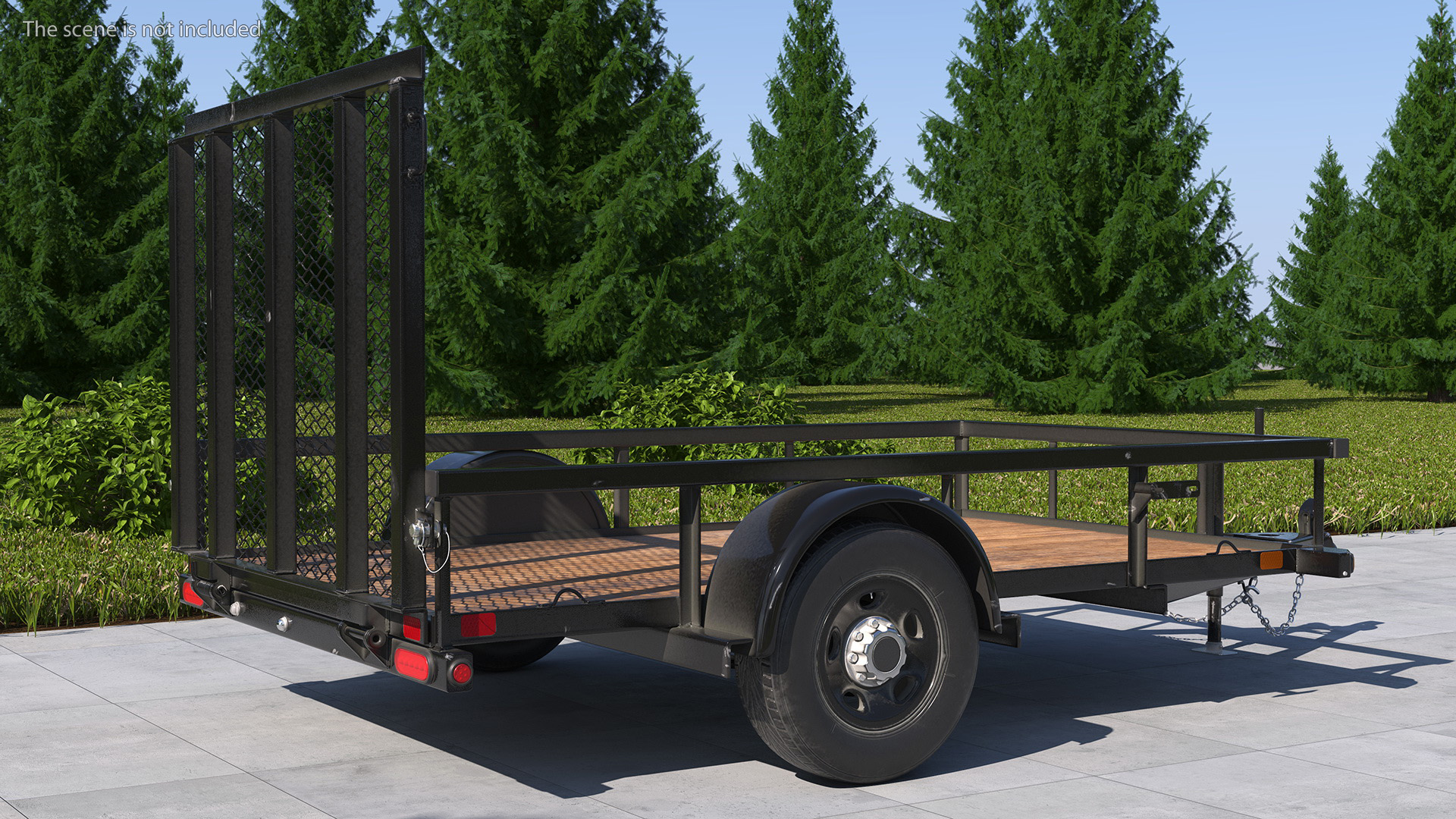 3D model Utility Trailer