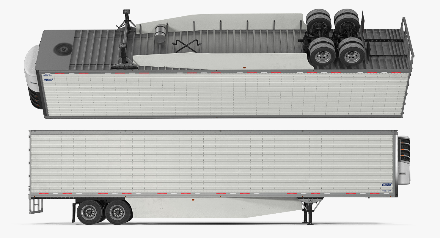 3D Vanguard Reefer Semi Trailer Refrigerator