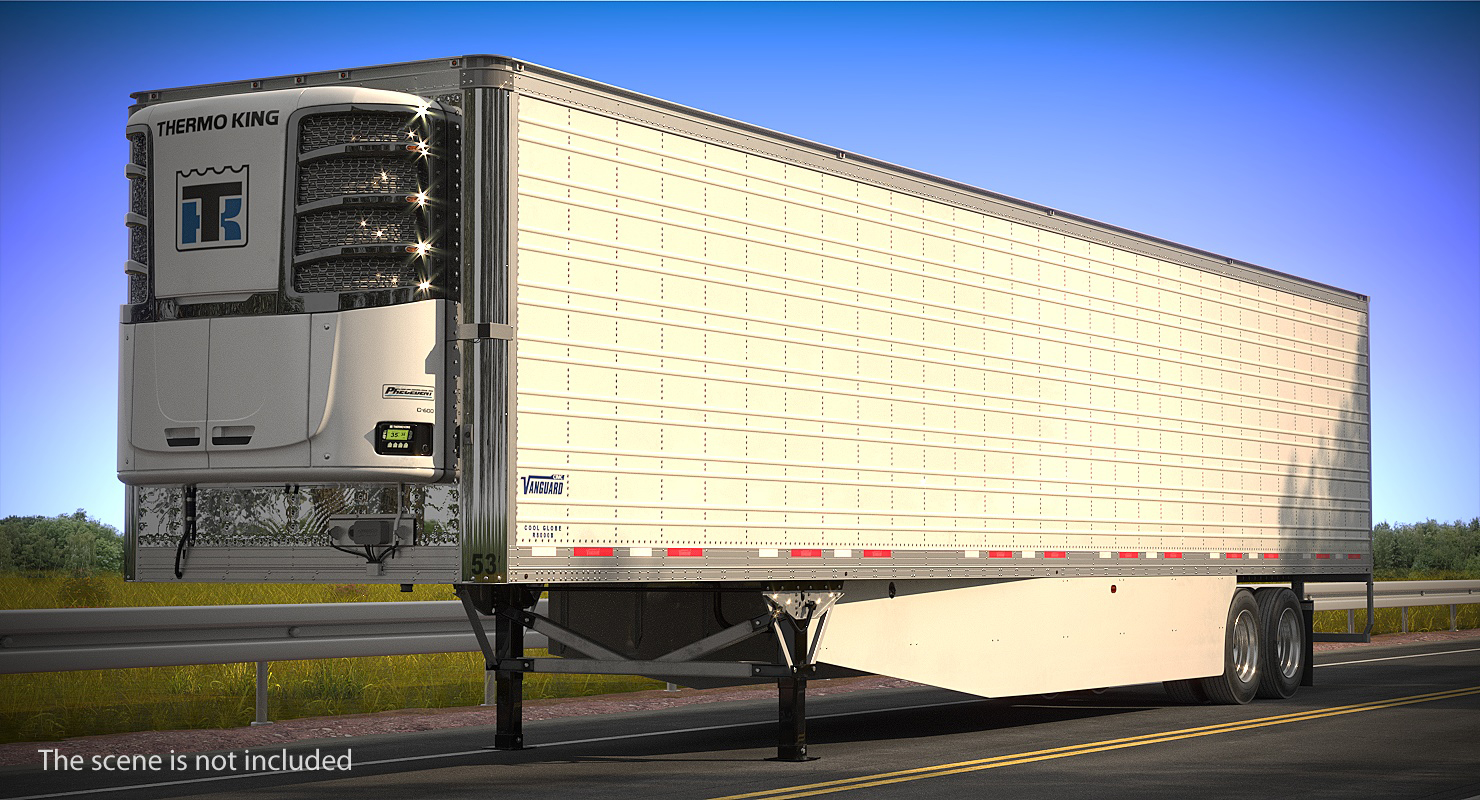 3D Vanguard Reefer Semi Trailer Refrigerator