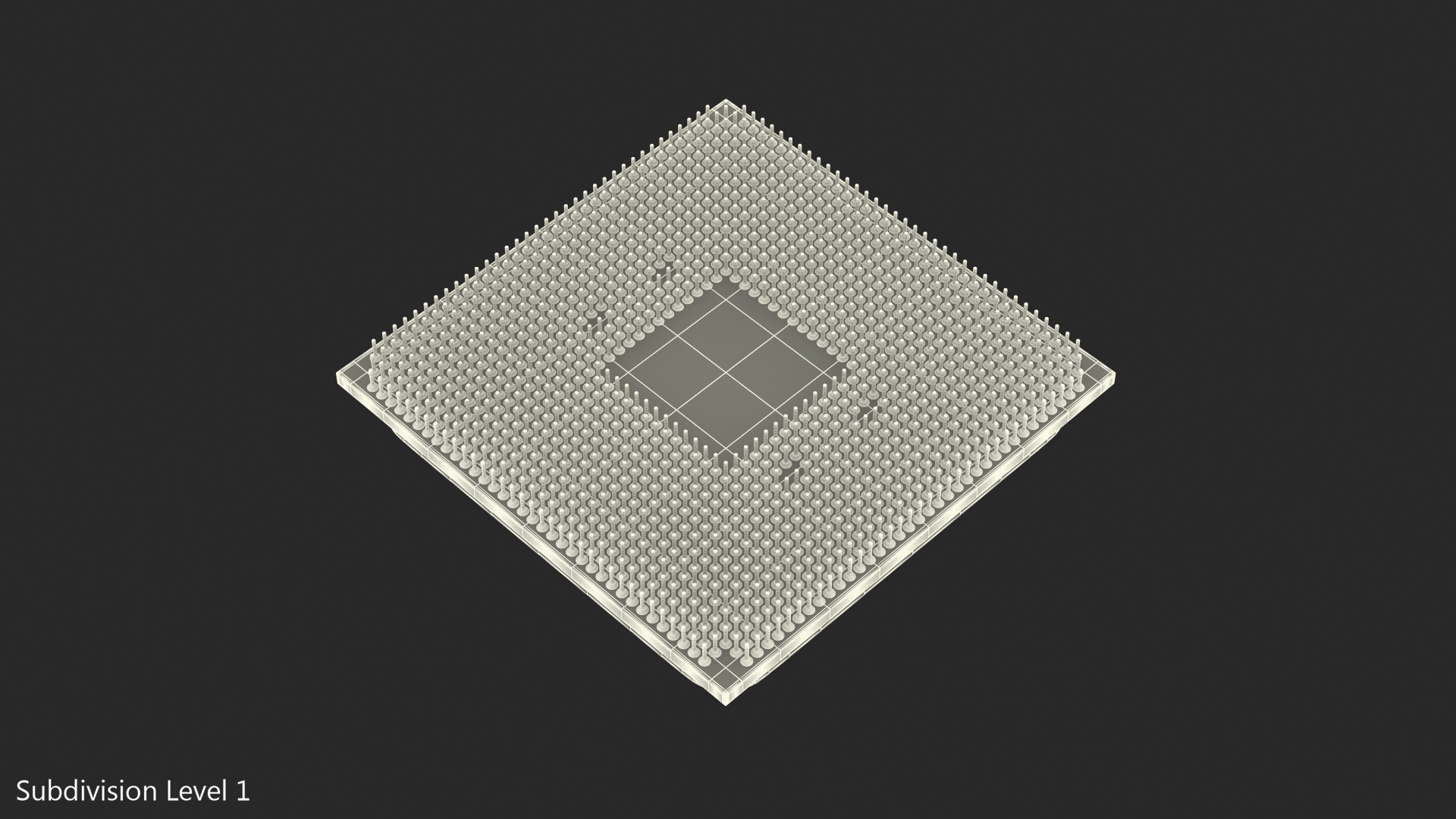 3D model AMD Ryzen 9 CPU