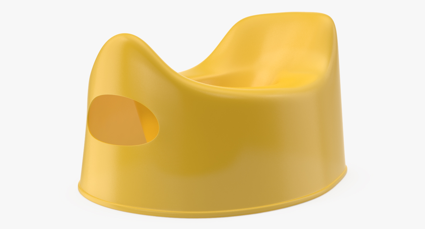 3D Plastic Baby Potty model