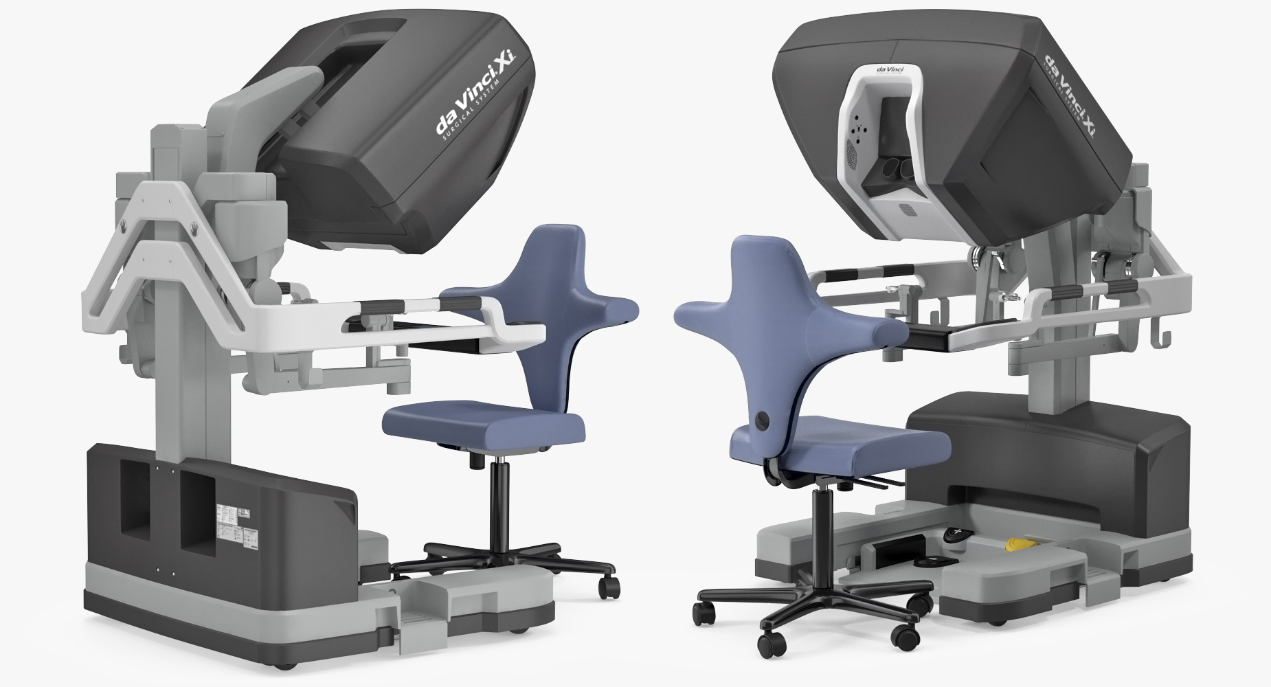 3D Surgeon Console Da Vinci XI with Chair model