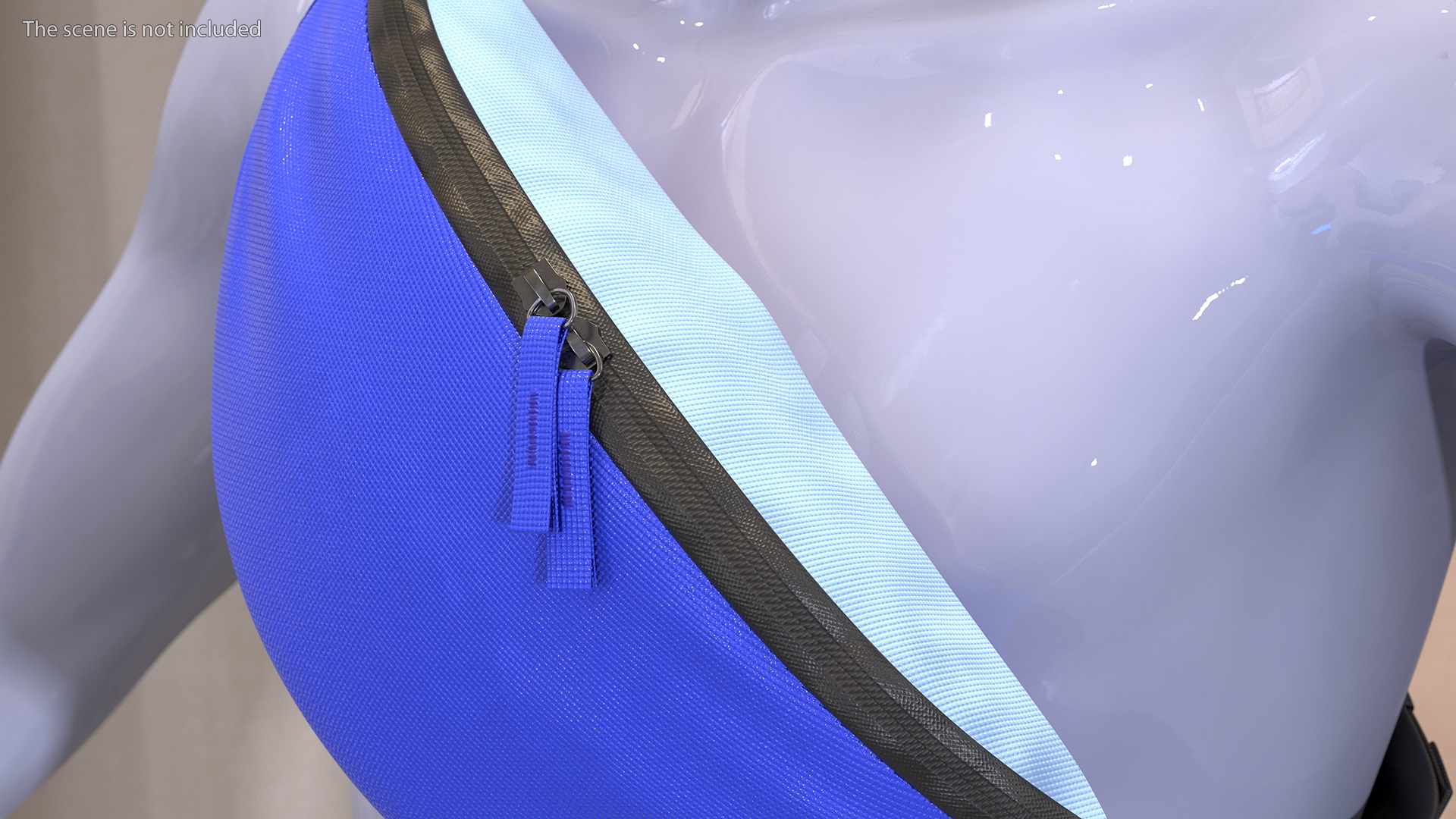 3D model Sport Waist Bag Blue