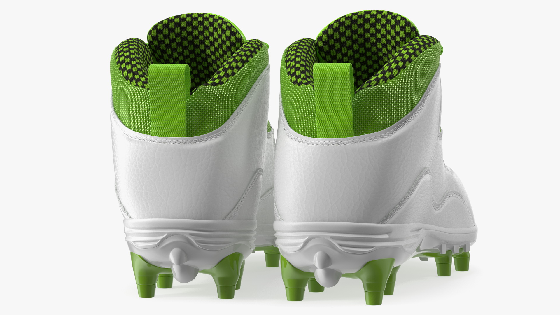 3D Baseball Cleats Green