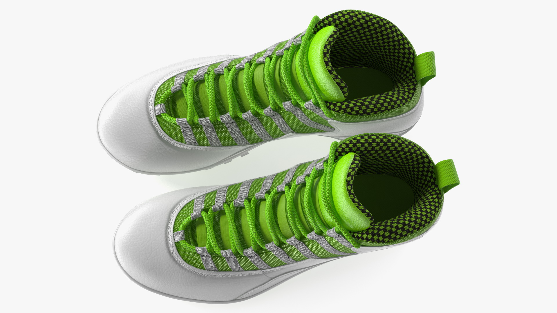 3D Baseball Cleats Green