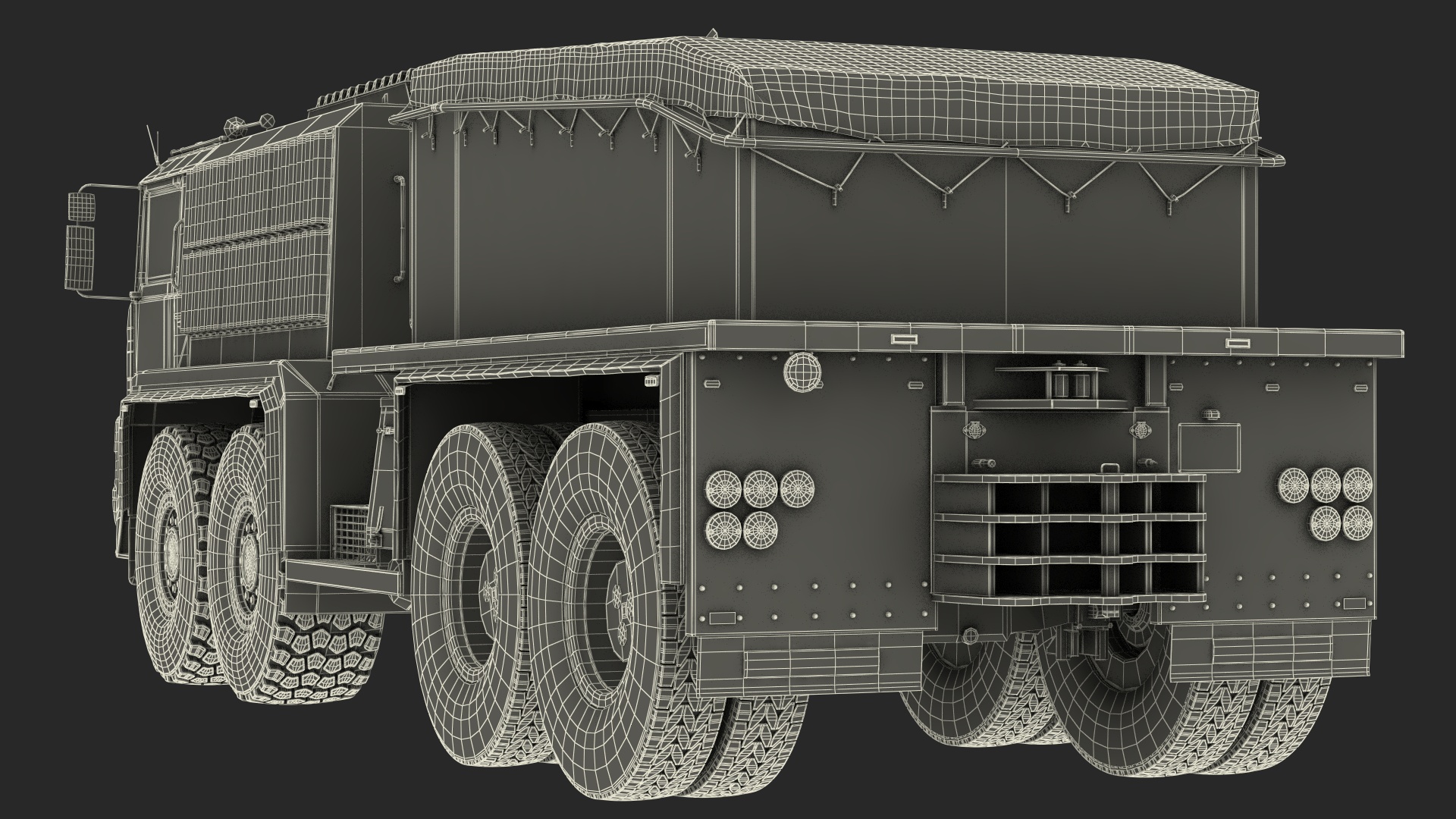 3D Heavy Hauler for Transporting Heavy Goods Rigged model