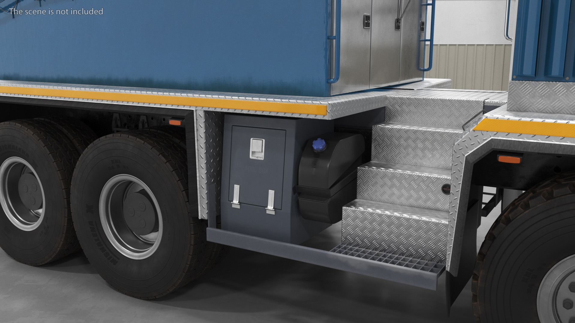 3D Heavy Hauler for Transporting Heavy Goods Rigged model