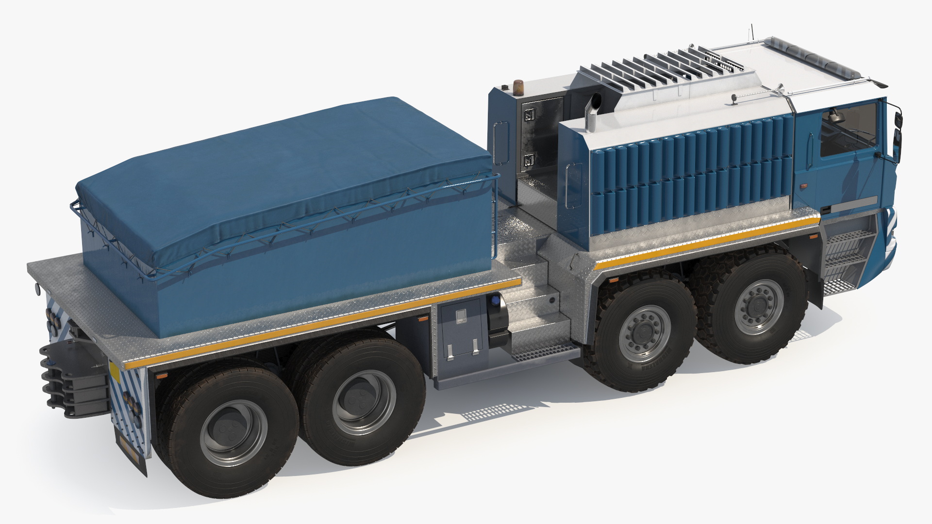 3D Heavy Hauler for Transporting Heavy Goods Rigged model