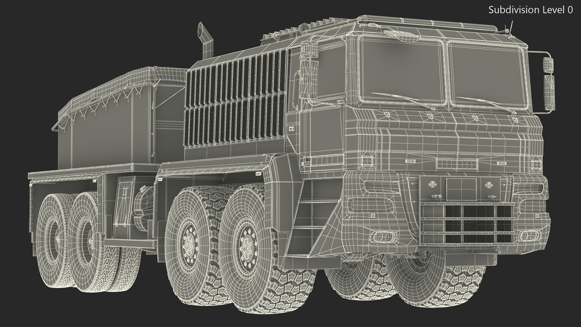 3D Heavy Hauler for Transporting Heavy Goods Rigged model